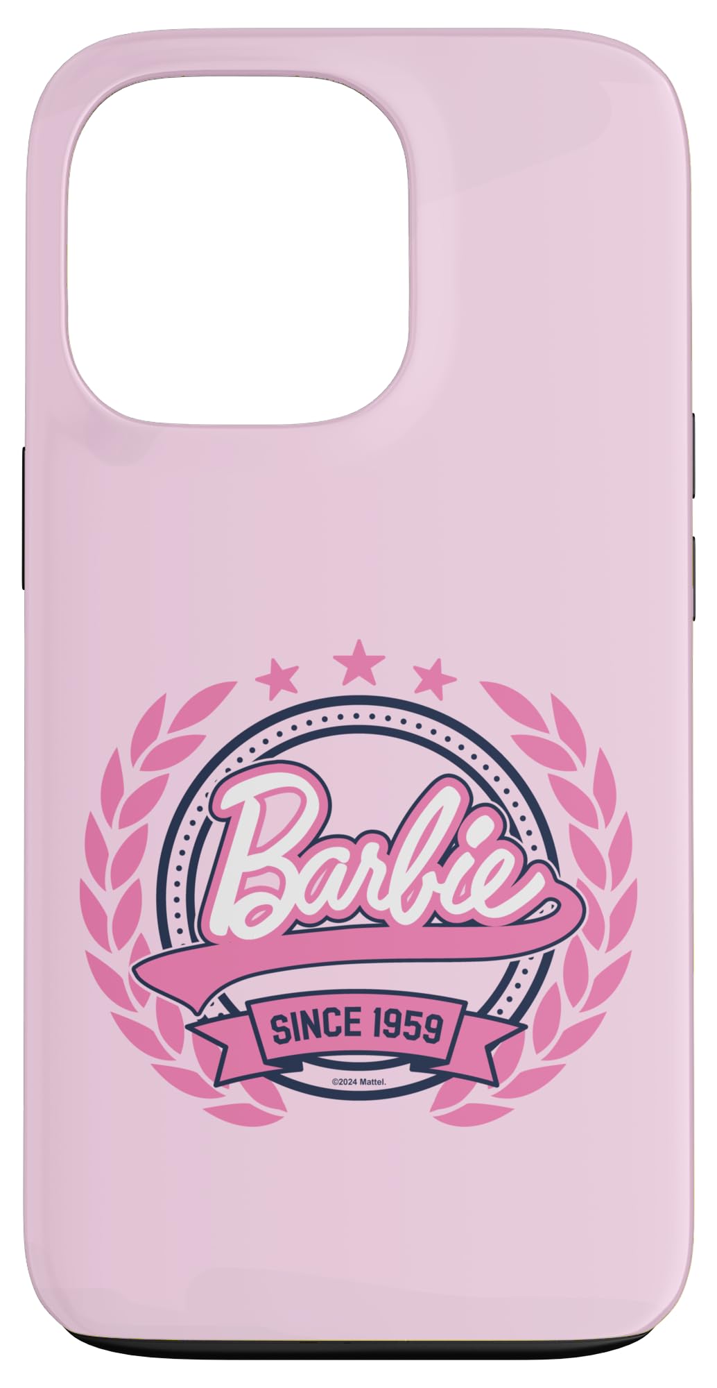 Iphone 13 Pro Barbie   Varsity Collegiate Seal Since 1959 Logo Case