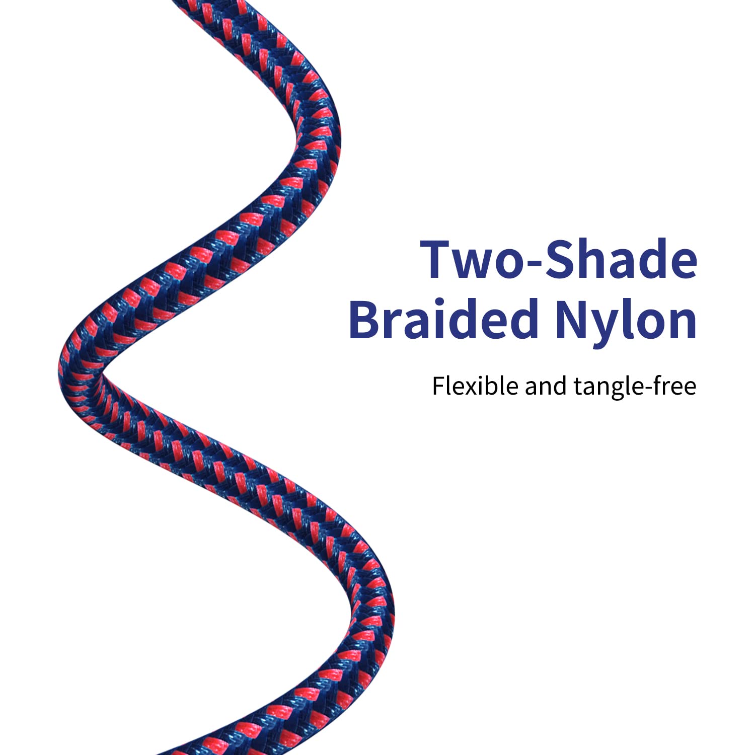 Grephone 5 Pack Iphone Charger Cable,1Ft [Mfi Certified] Extra Long Lightning Cable,Nylon Braided Long Iphone Charging Cord 1Feet Usb Cables (Blue)