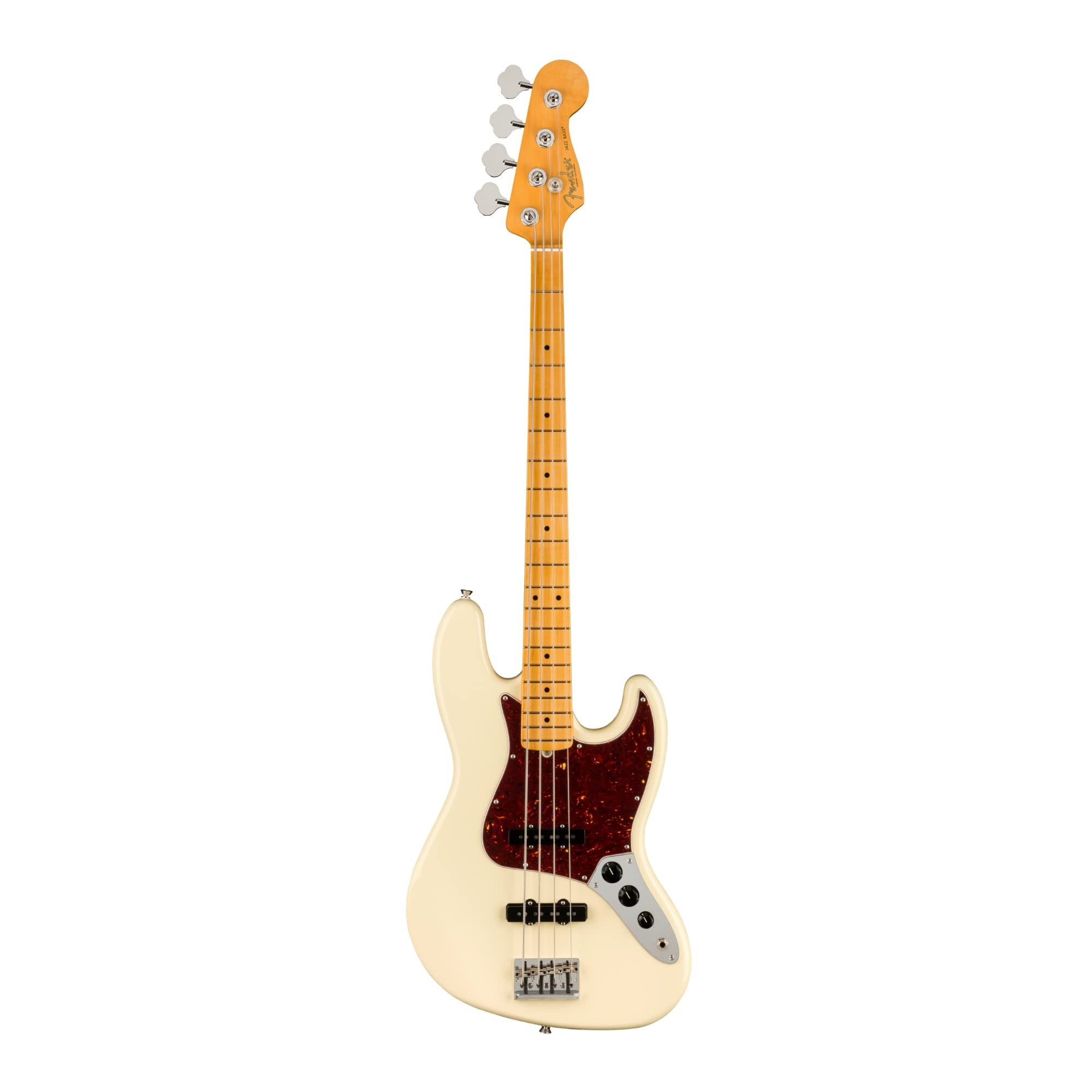 Fender American Professional II Jazz Bass, Olympic White, Maple Fingerboard