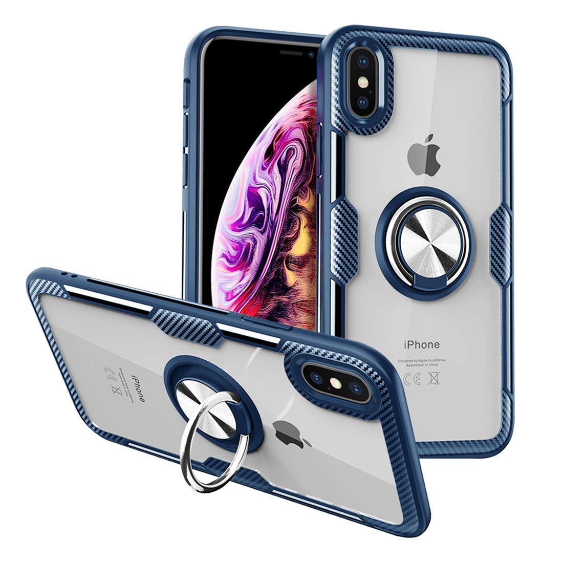 Movoyee Case For Iphone Xs Max Case Clear Case,Slim Hard Pc Soft Tpu Back Cover Protective Xs Max Case Iphone Xs Max Phone Case