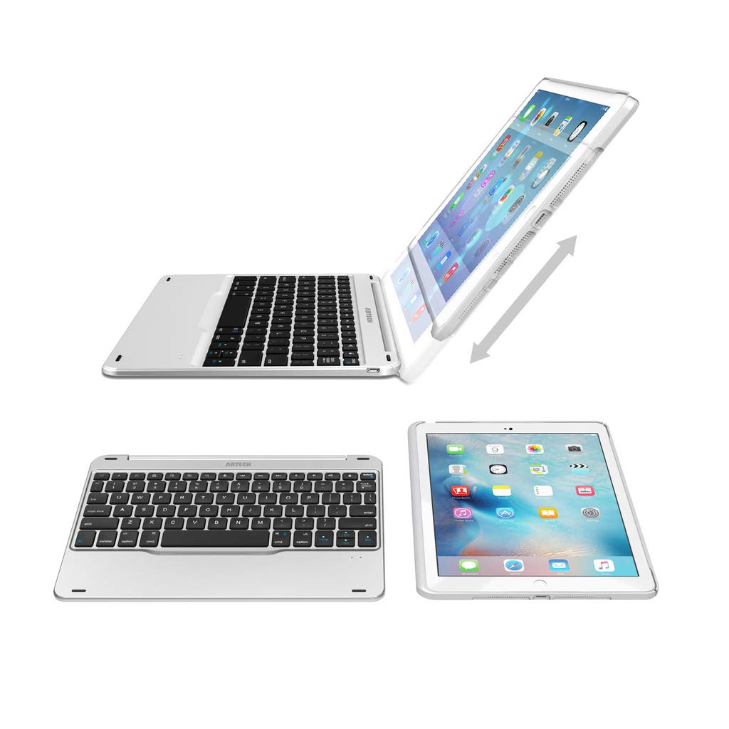 Arteck Ipad 9.7 Inch (Ipad 6, 2018 / Ipad 5, 2017) Keyboard, Ultra Thin Bluetooth Keyboard With Folio Full Protection Case For A