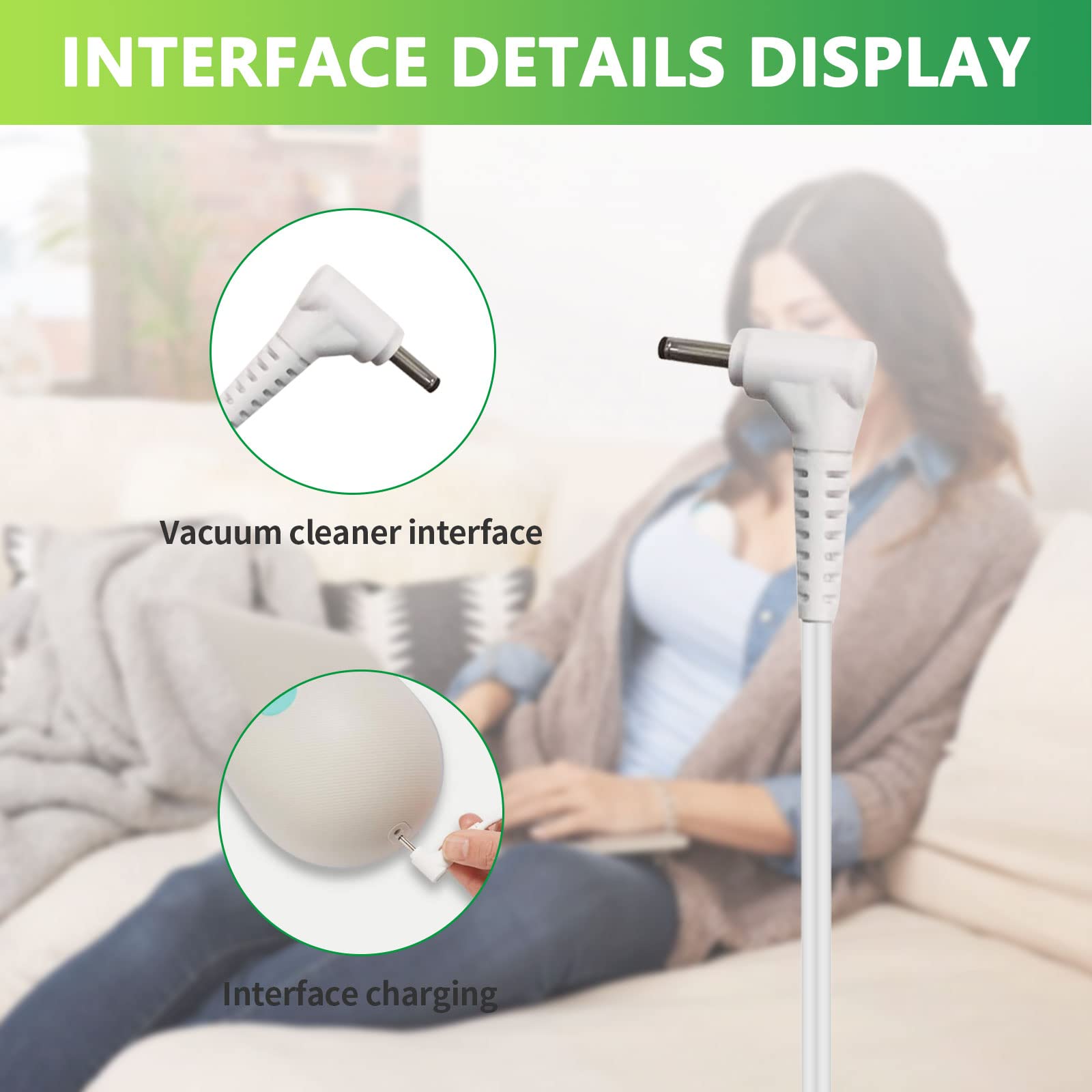 Czepa 5V Ac Charger Adapter Power Cord Compatible With Willow Pump Generations 1, 2, And 3, Replacement 3Amp Charger Cord (White