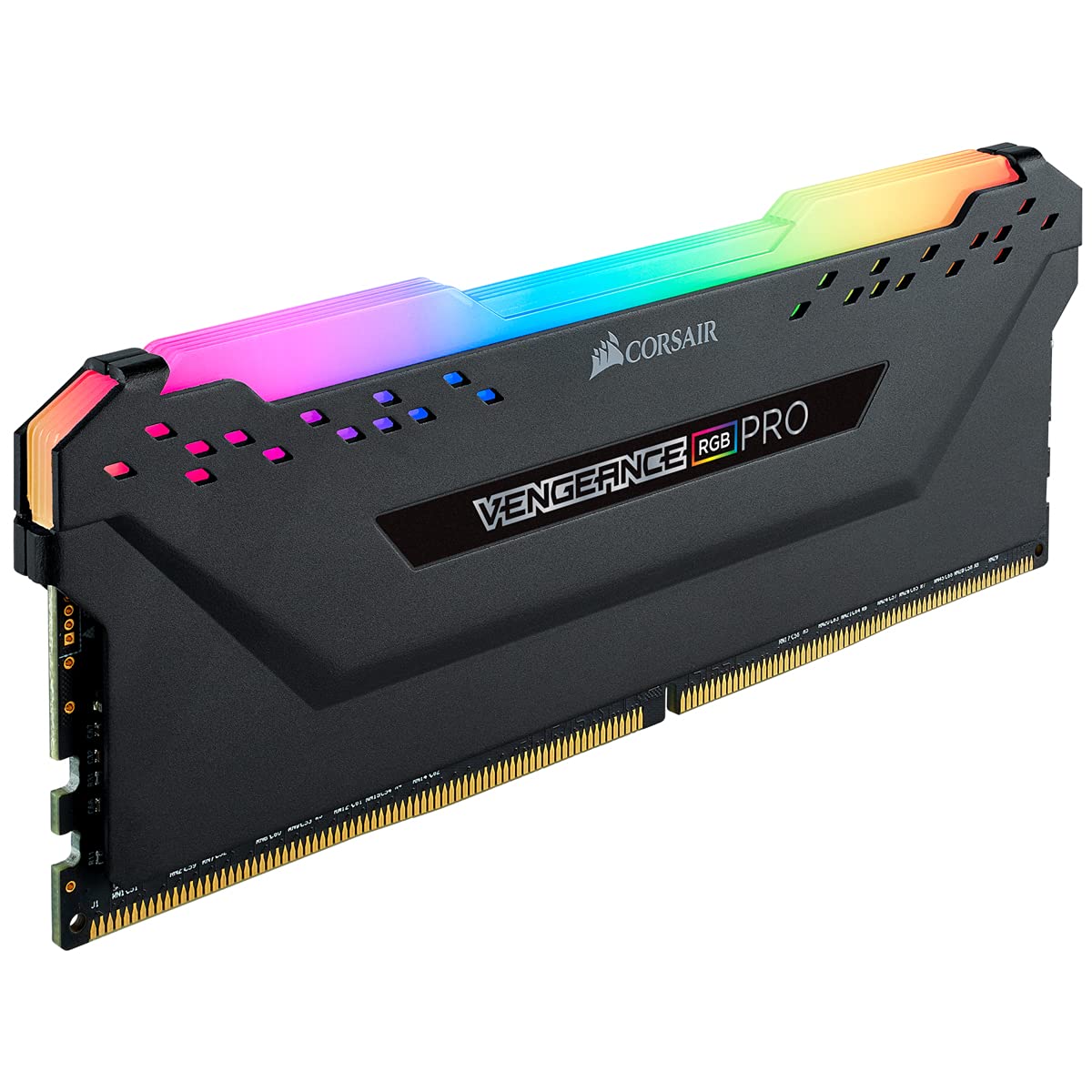 Corsair Vengeance Rgb Pro 8Gb (1X8Gb) Ddr4 3200 (Pc4-25600) C16 Optimized For Amd Ryzen - Black