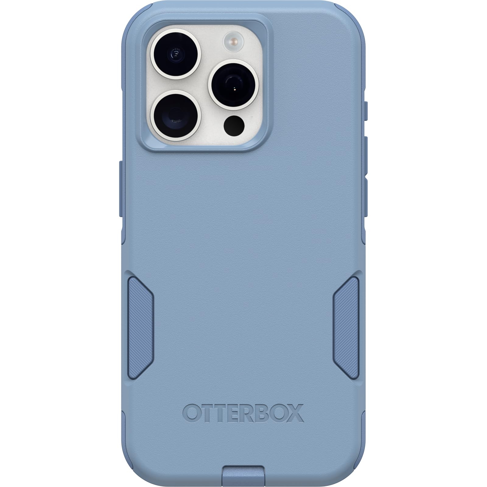 Otterbox Iphone 15 Pro (Only) Commuter Series Case   Crisp Denim (Blue), Slim & Tough, Pocket Friendly, With Port Protection
