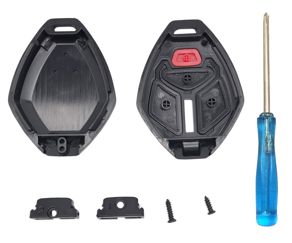 Keyless Entry Replacement Key Fob Cover Case Fits For Mitsubishi Lancer Outlander 2007 2012 2006 2007 Eclipse 2006 2007 Galant E