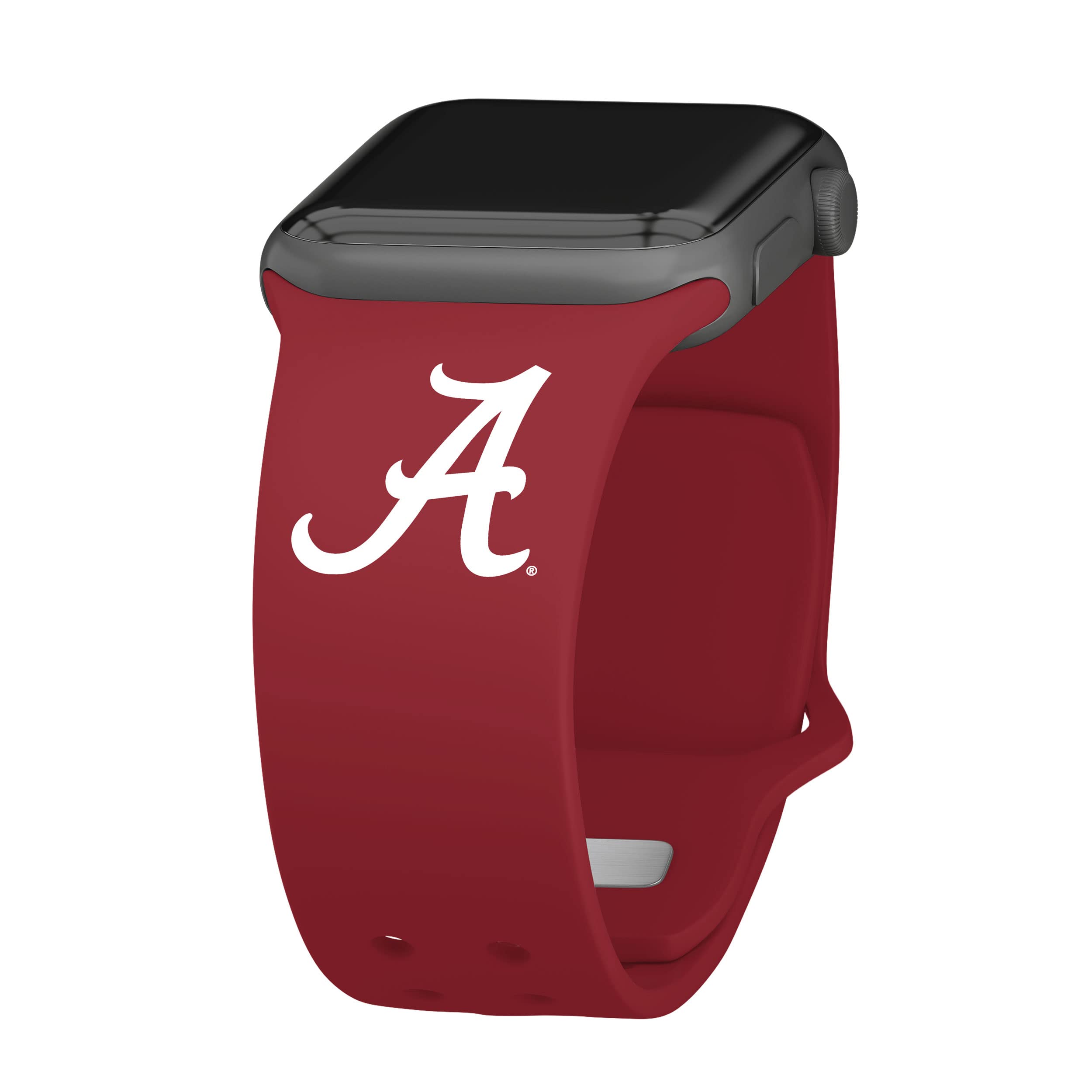 Affinity Bands Alabama Crimson Tide Silicone Sport Band Compatible With Apple Watch (42/44/45Mm Crimson)