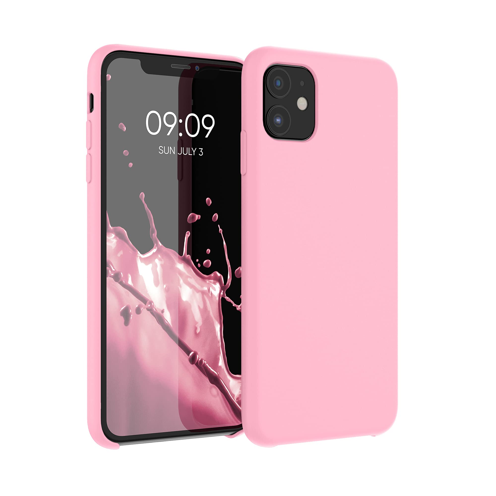 Kwmobile Case Compatible With Apple Iphone 11 Case   Tpu Silicone Phone Cover With Soft Finish   Light Pink