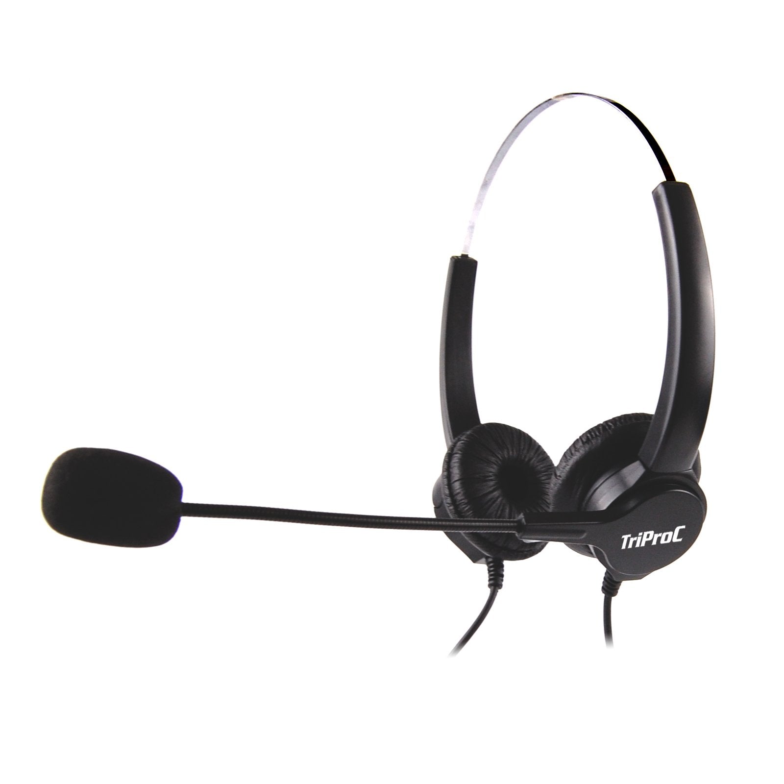 Tripro Binaural 4 Pin Rj9 Telephone Headset For Landline Phones