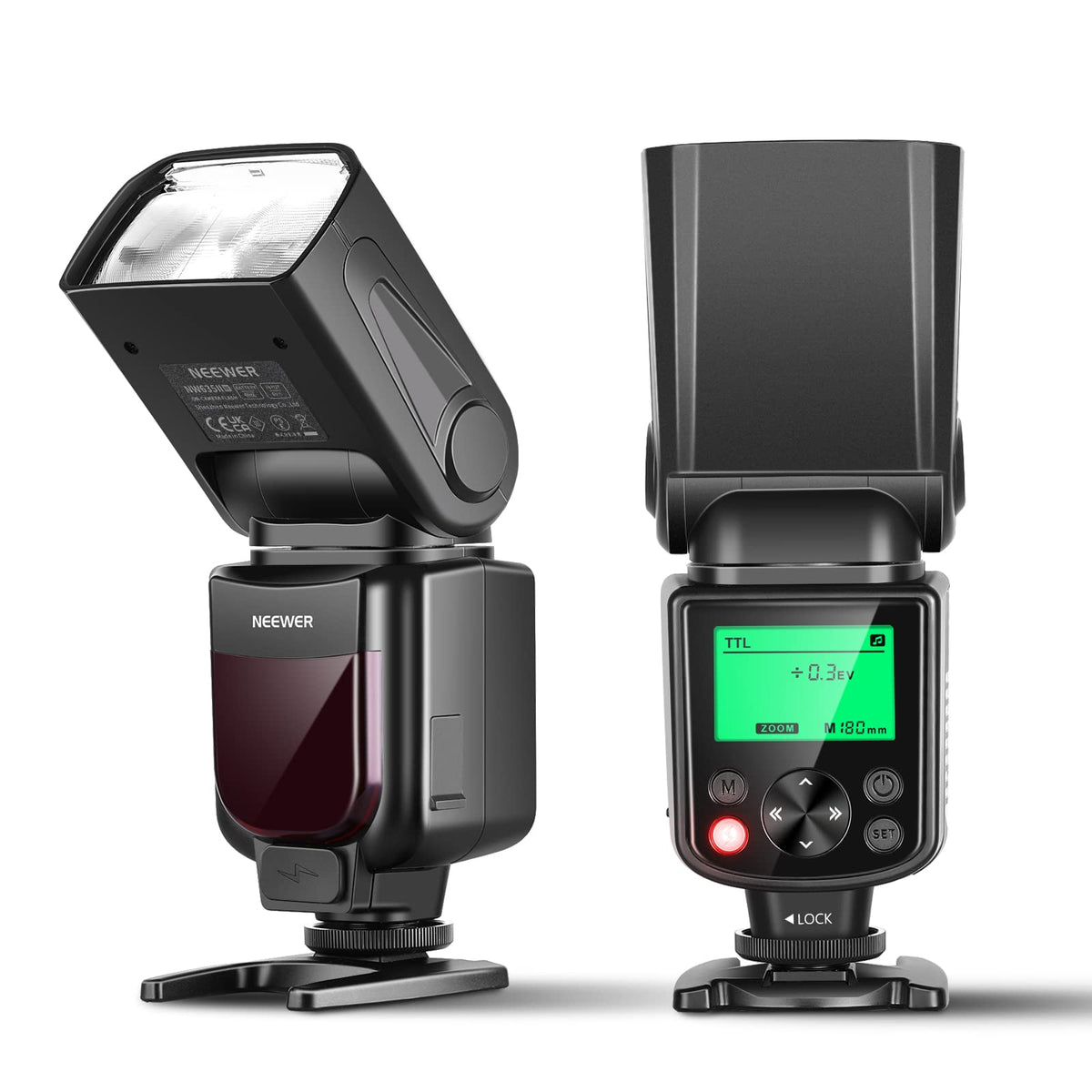 Neewer Upgraded Nw635Ii N Ttl Camera Flash Speedlite With Lcd Screen, Speedlight Compatible With Nikon D4 D5 D6 D90 D300 D500 D6