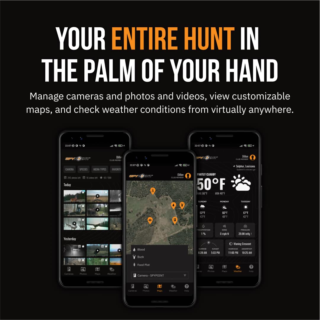 Spypoint Flex G 36 Twin Pack Cellular Trail Camera, 36Mp Photos And 1080P Videos With Sound, Gps Enabled, Dual Sim Lte Connectiv