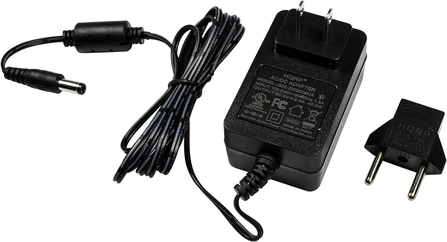 Hqrp 20V Ac Adapter Works With Bose Soundlink I Ii Iii Wireless Mobile Bluetooth Speaker, Sound Link 1 2 3, 343641 1310 17817548656 404600 Power Supply Cord Sound Link 414255 369946 1300 Ul Listed