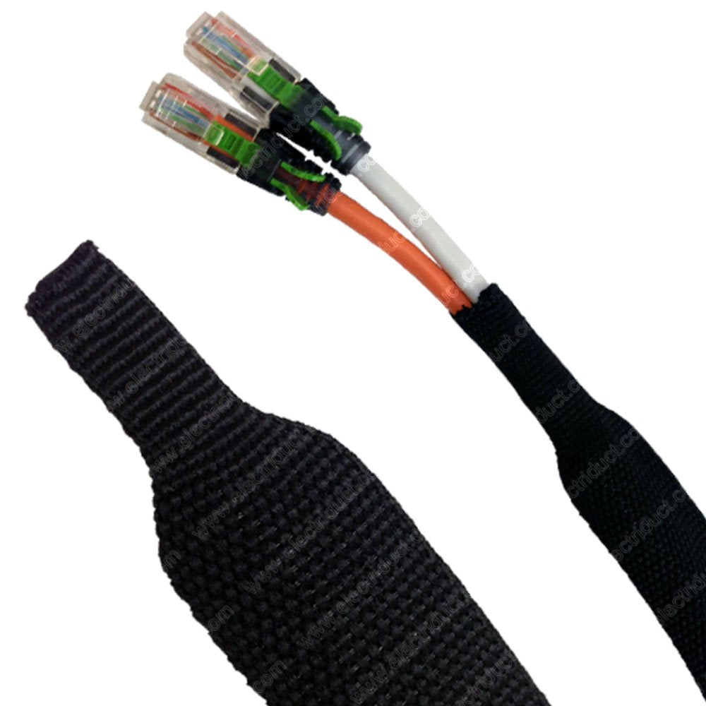 Electriduct 0.40'' Heat Shrinkable Braided Sleeving   10 Ft