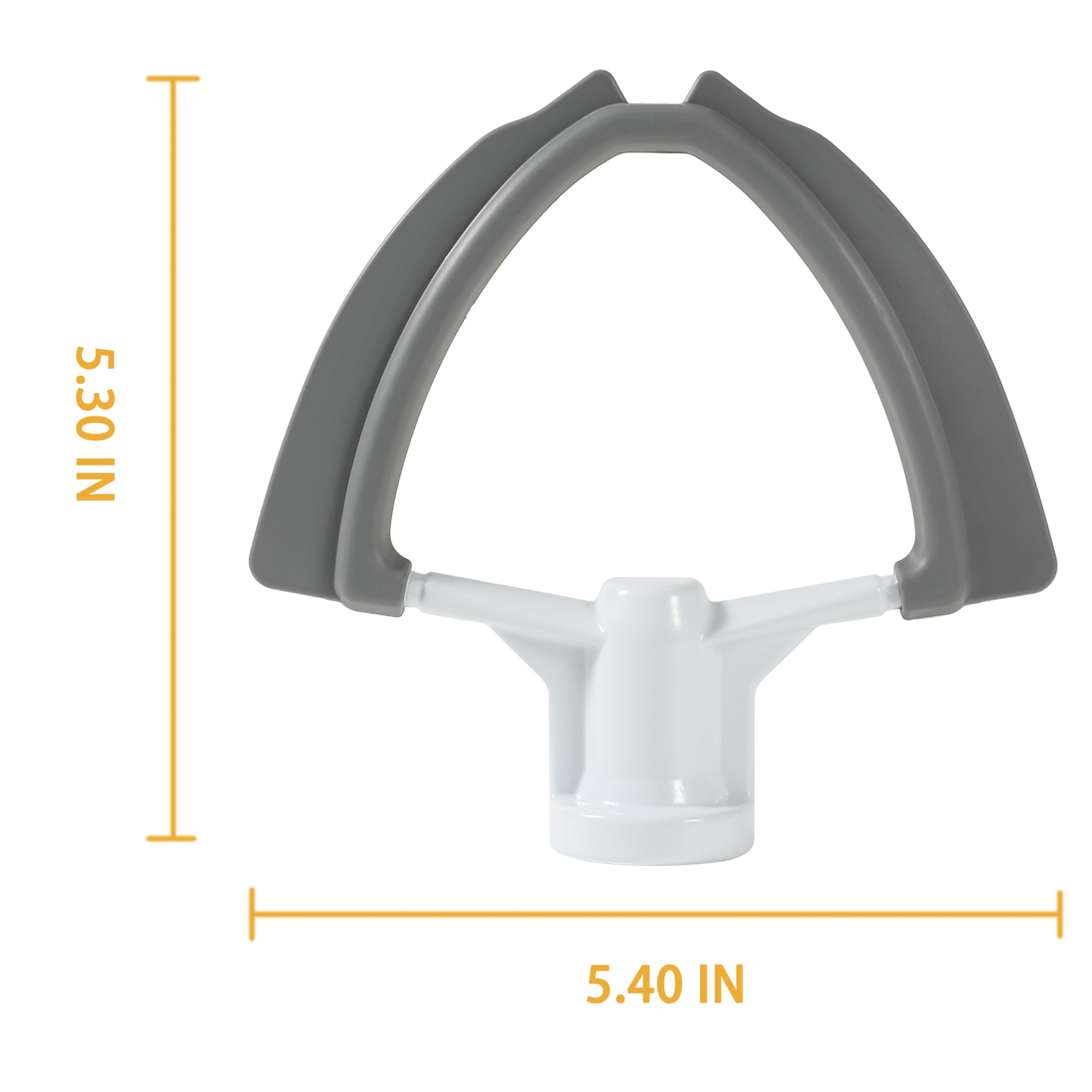 3.5 Qt Flex Edge Beater For Kitchenaid Artisan Mini Mixer Ksm3316X, Ksm3311X, Kfe35T Mixer Paddle With Flexible Silicone Edge Bo