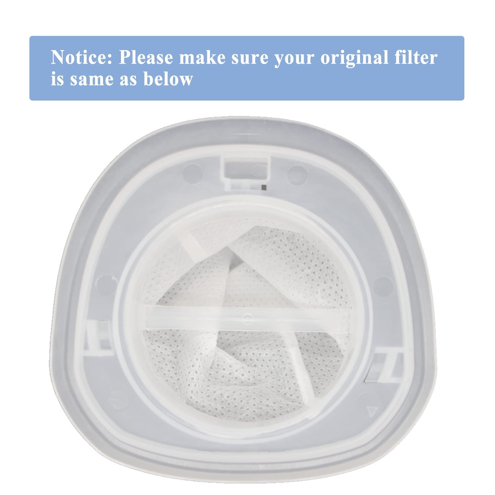 6 Pack Hnvcf10 Filters Compatible With Black+Decker Hnvc220Bcz Series, Hnvc115J06, Hnvc115J22, Hnvc115Jb06, Hnvc215B10, Hnvc215B