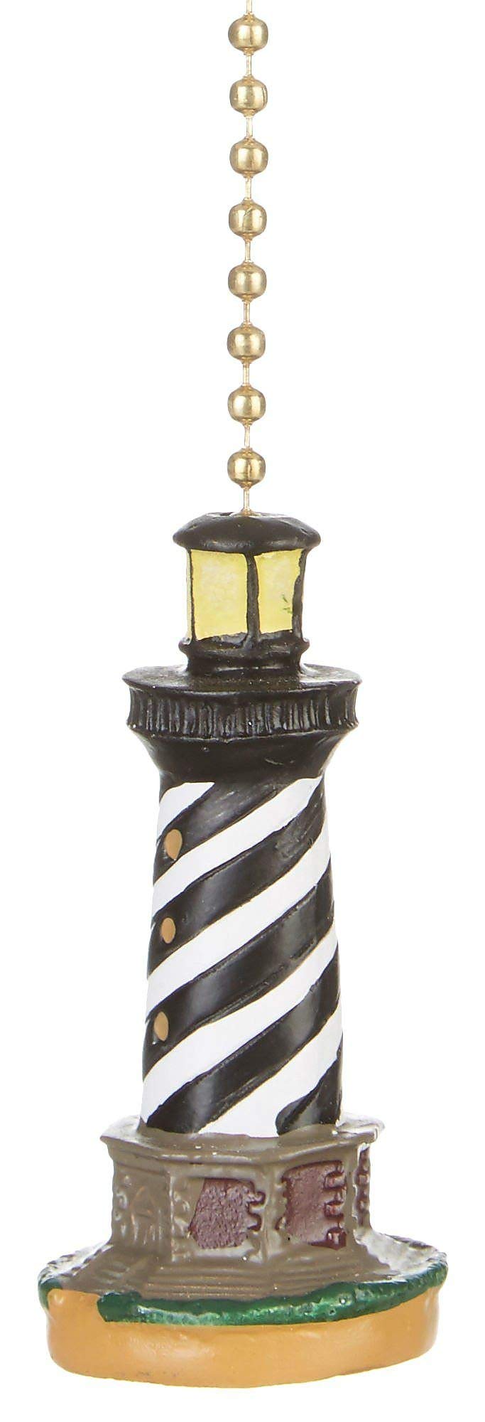 Clementine Designs Cape Hatteras Lighthouse Carolina Ceiling Fan Light Pull