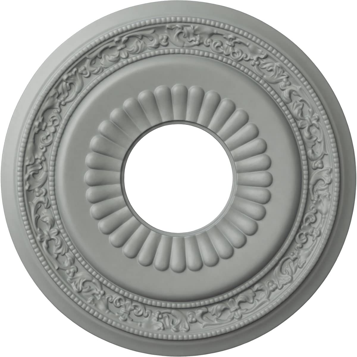 Ekena Millwork Cm20Ln Lauren Ceiling Medallion, 20 5/8''Od X 6 1/4''Id X 1 3/8''P, Factory Primed