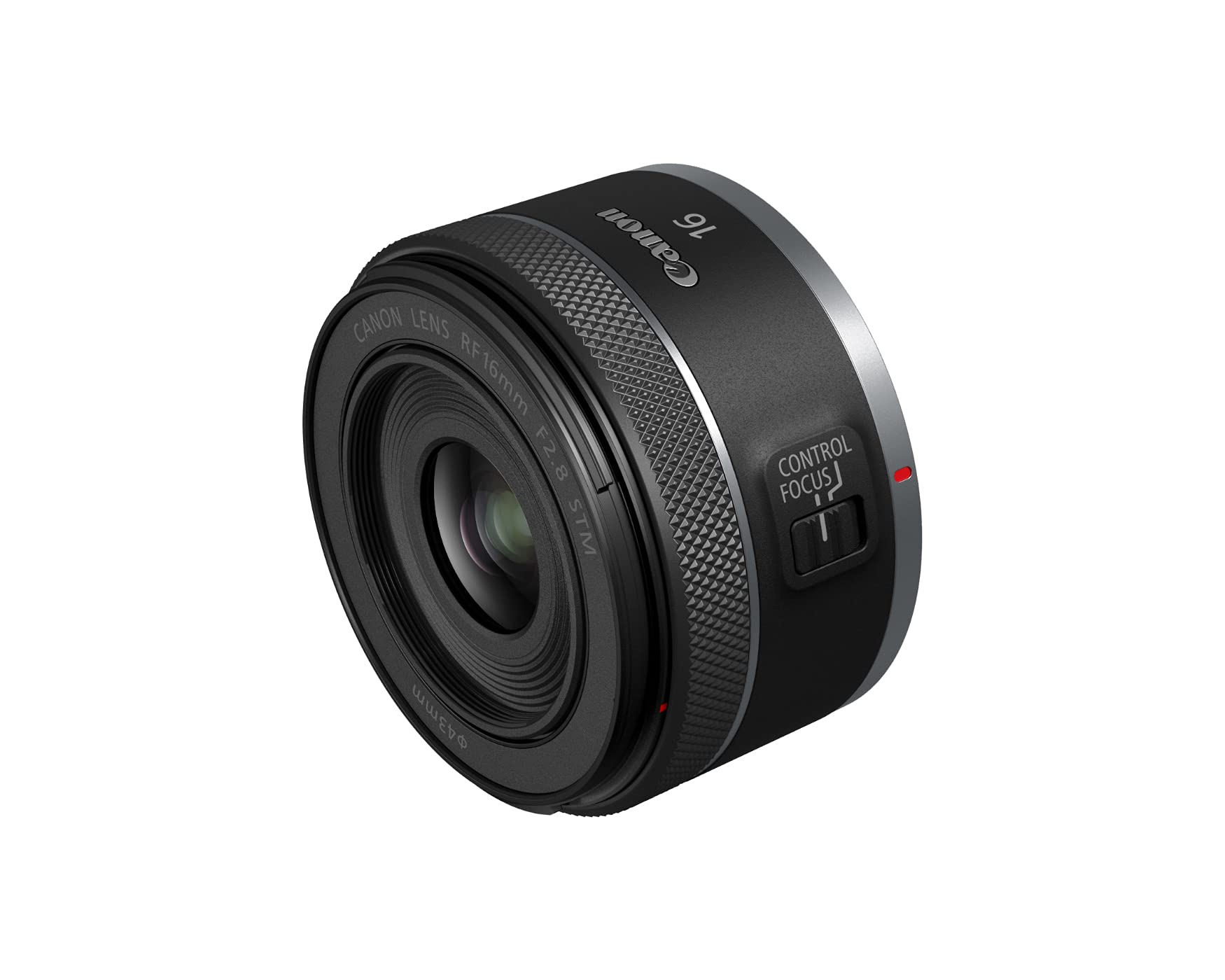 Canon RF16mm F2.8 STM Lens, Ultra Wide Angle, Fixed Focal Length Prime Lens, Compatible with EOS R Series Mirrorless Cameras, Black