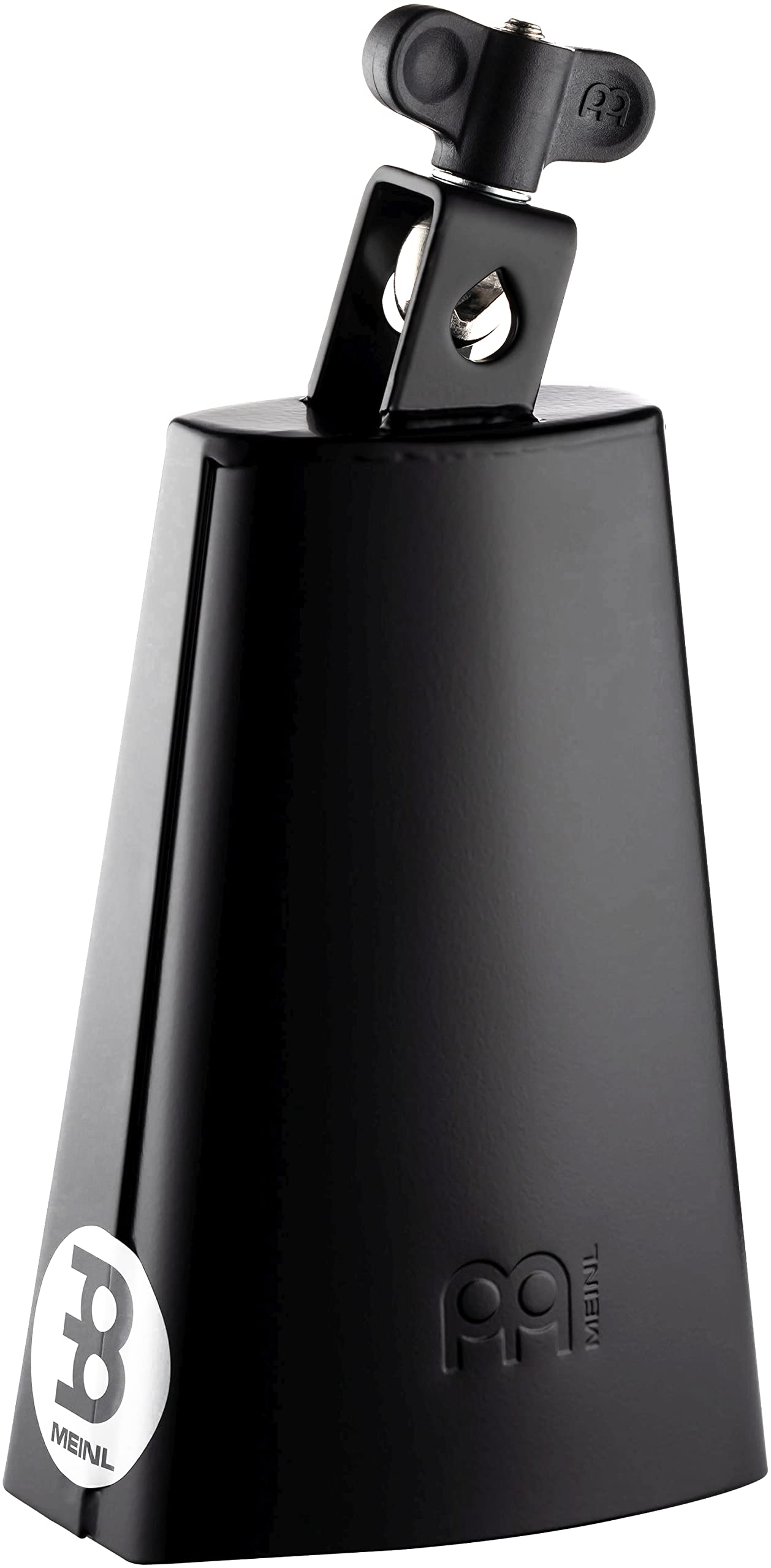 Meinl Percussion Sl675 Bk Black Powder Coated Steel Cowbell, 6 3/4 Inch