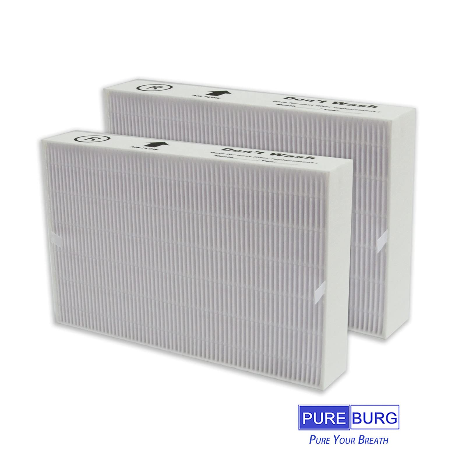 Pureburg Replacement True Hepa Filter Kit Compatible With Honeywell Hpa5100B Hpa5150 Insight Air Purifiers & Powerplus Hpa3100,H