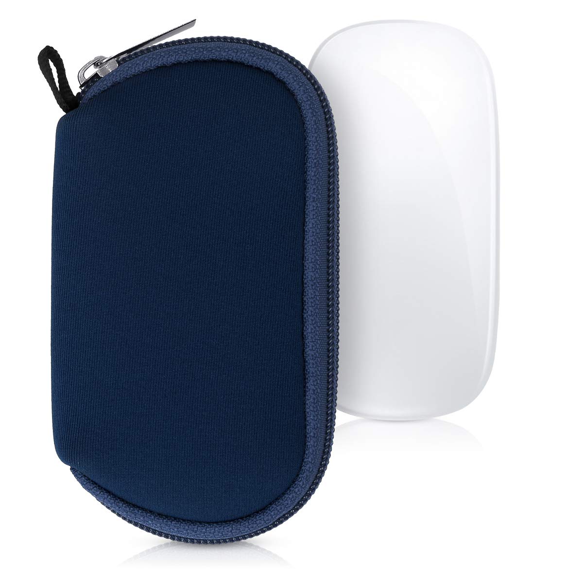 Kwmobile Neoprene Case Compatible With Apple Magic Mouse 1/2   Case For Mouse Soft Pouch Carry Bag   Petrol