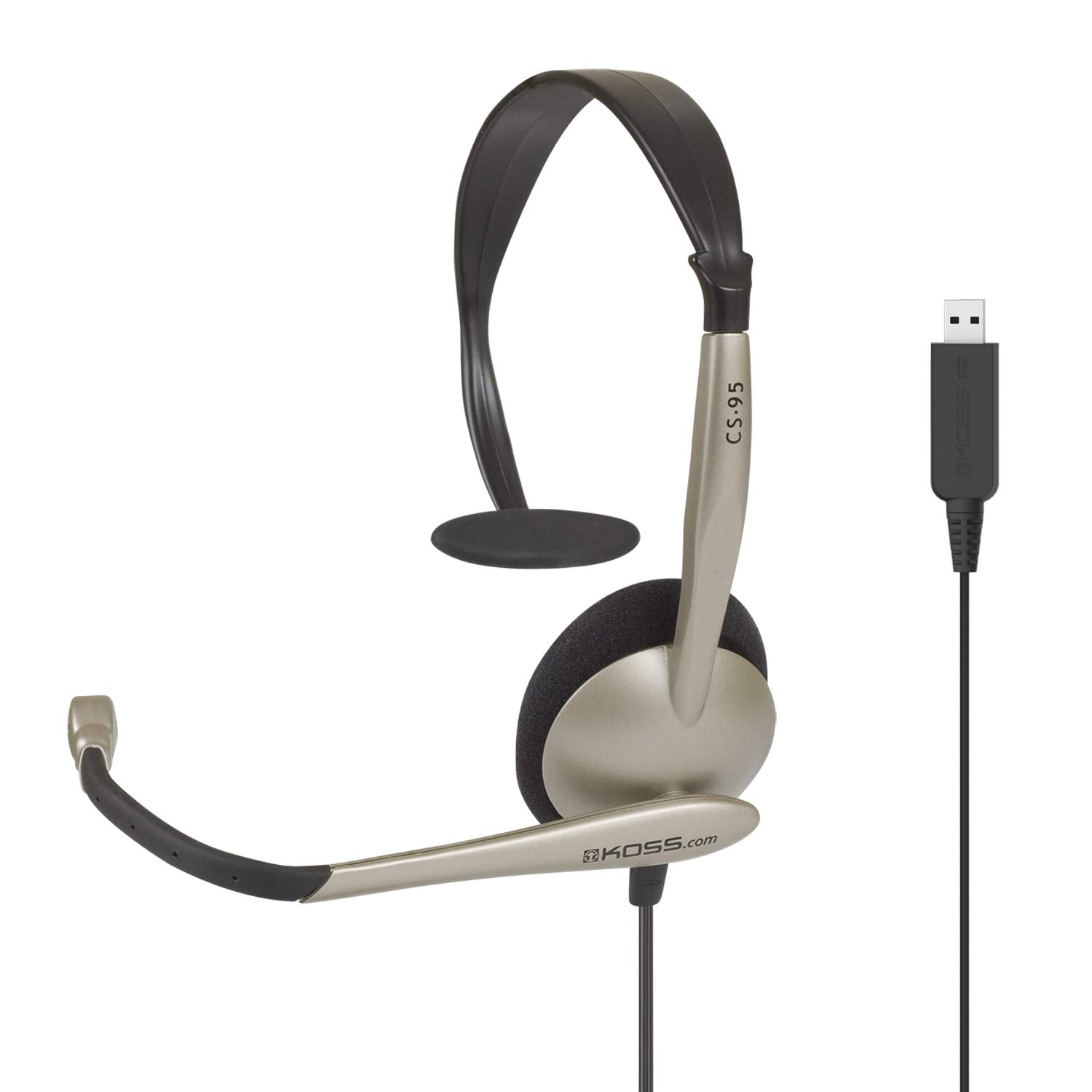 Koss Communications Usb Headset With Microphone (Cs95 Usb),White