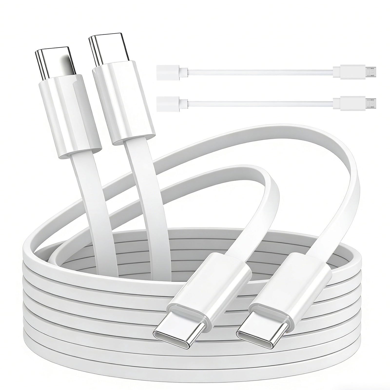 20FT USB C to USB C Power Cable for WYZE Cam Pan V4,Duo Cam Pan,Wyze Battery Cam Pro,Solar Cam Pan,Cam V4,USB to Micro USB Charg
