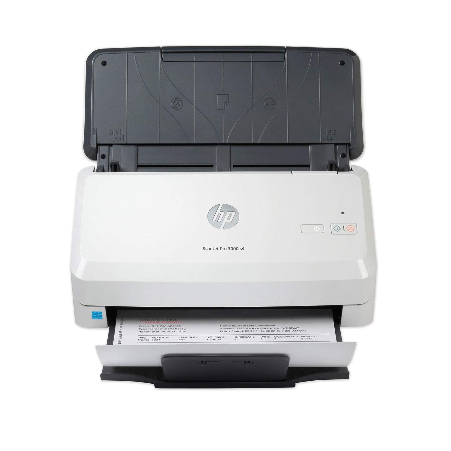 Hp Scanjet Pro 3000 S4 (6Fw07A) 40Ppm Usb 3.0 Color Duplex Scanner With 50-Page Adf For Documents, Photos, Receipts, And Cards. 