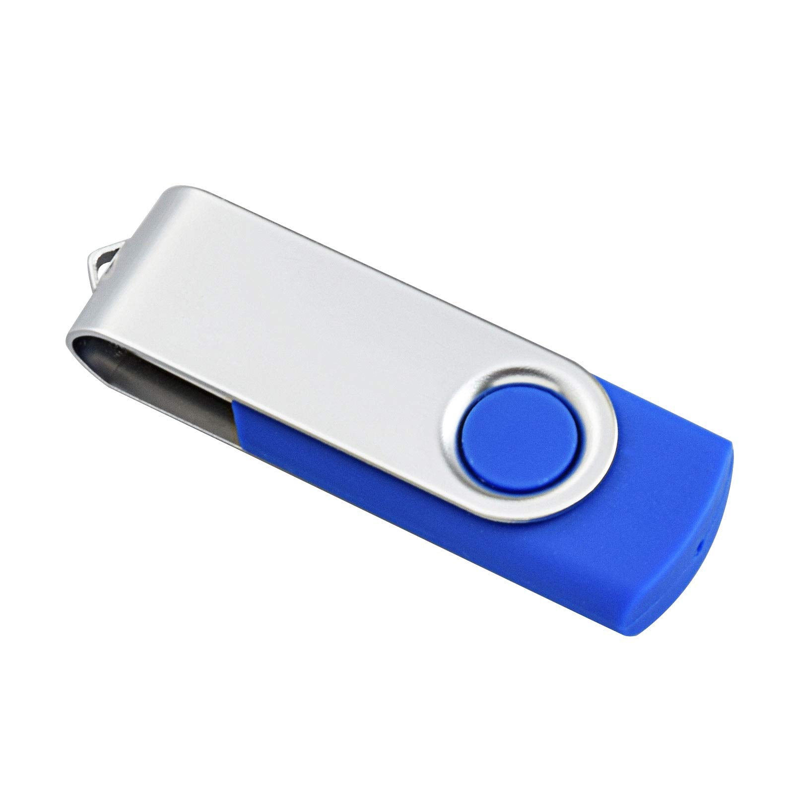 Kootion 10 Pack 4 Gb Usb Flash Drive 4Gb Flash Drives Keychain Thumb Drive Swivel Memory Stick Blue