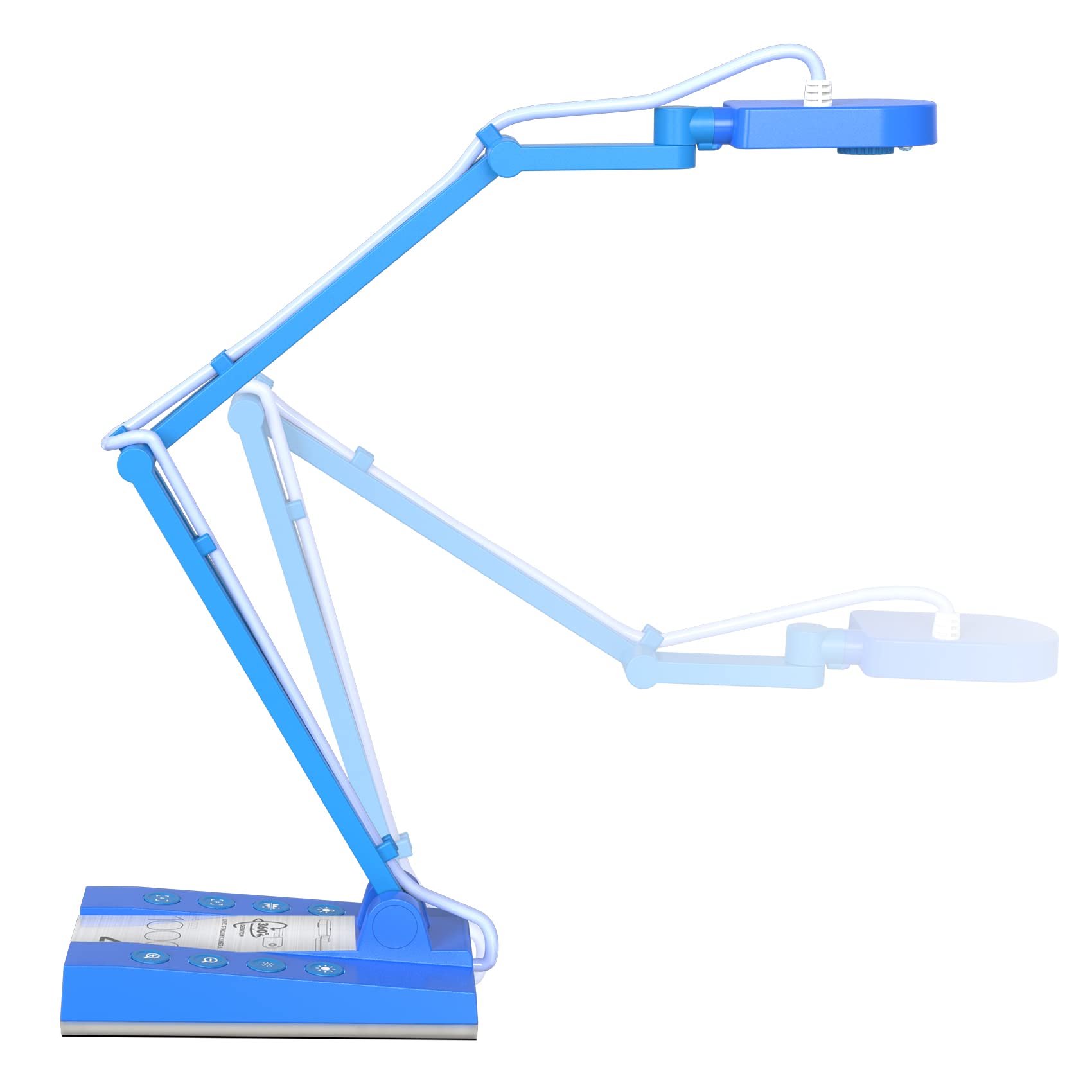 Mirabox 4K Ultra HD Document Camera for Teachers - 10MP 3-in-1 USB Document Camera Work with Mac OS,Windows,Chromebook for Live 