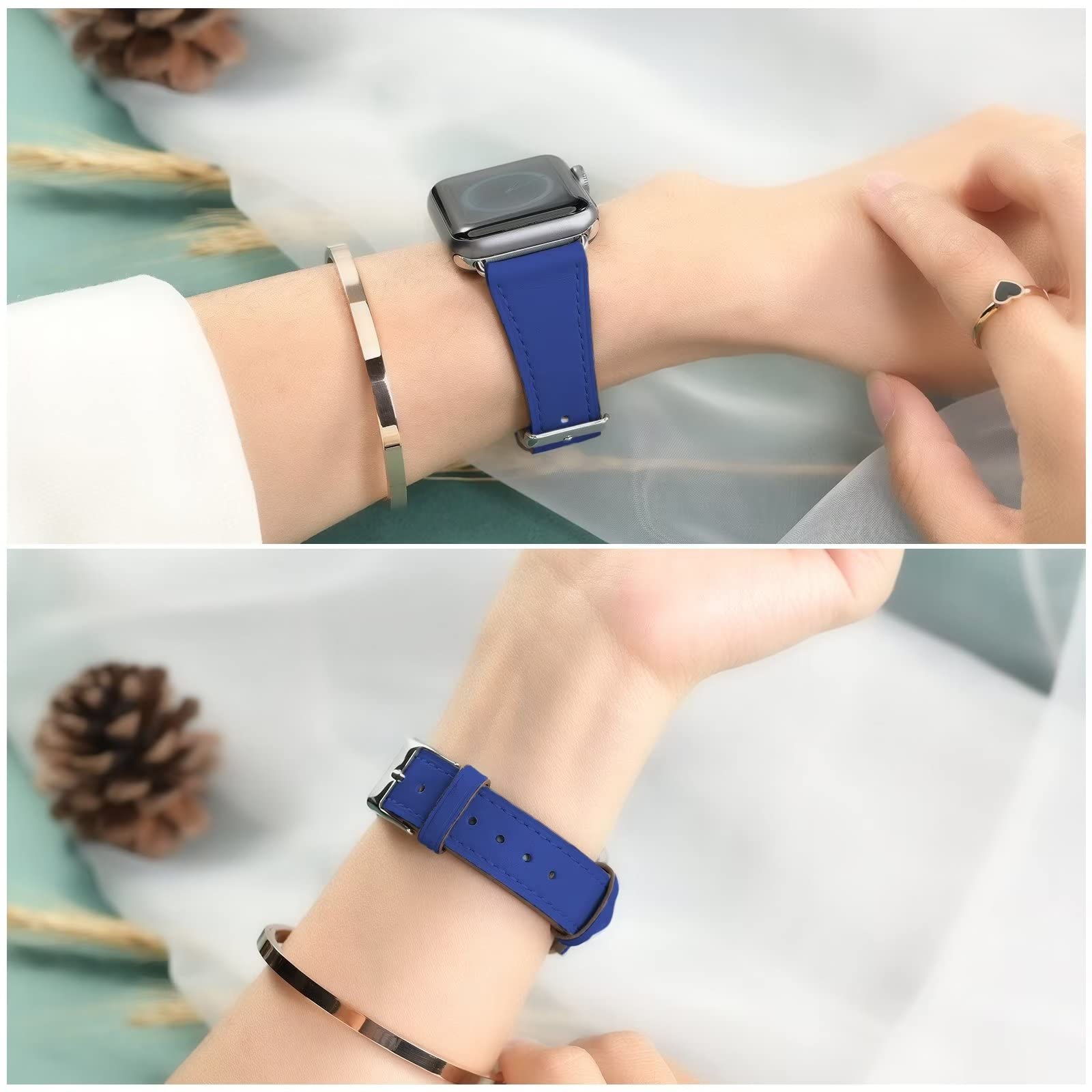 Handodo Women Slim Watch Band 42Mm 44Mm 45Mm 49Mm Compatible With Apple Watch 9 8 7 6 5 4 3 2 1 Se Se2 Ultra Ultra2 Iwatch, Sgs