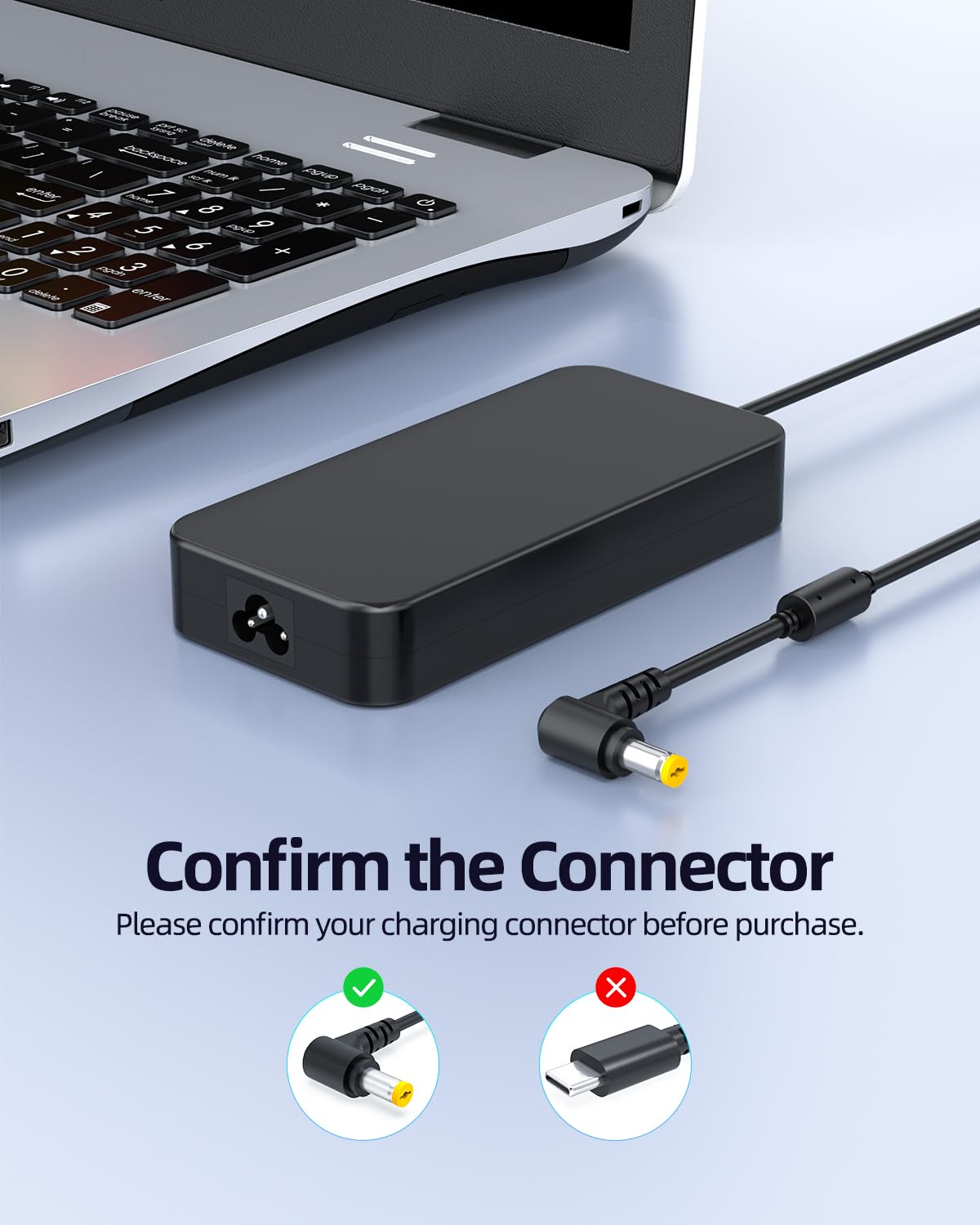 135W Fast Charger Fit For Acer Nitro 5 Gaming Laptop   (Fit For Acer Nitro 5 An515 54 515 55 515 53 517 51 515 57 515 56 515 52 515 44 515 45 515 41 515 43 515 31 N17C1 N18C4 N18C3) Ac Adapter