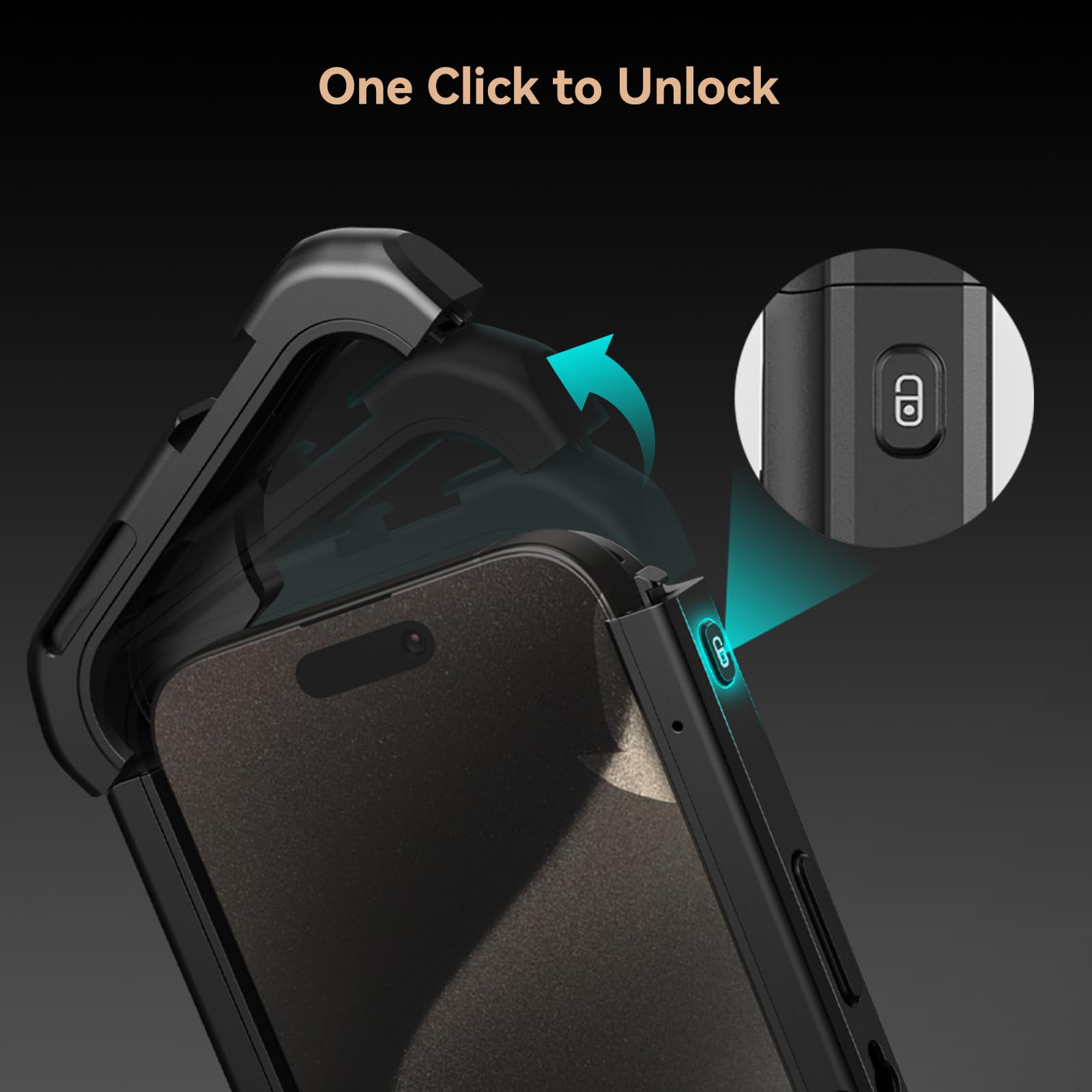 Smallrig Single Handheld Phone Cage Kit For Iphone 15 Pro Max, Mobile Video Rig Cage Kit With Wireless Quick Release Handle For