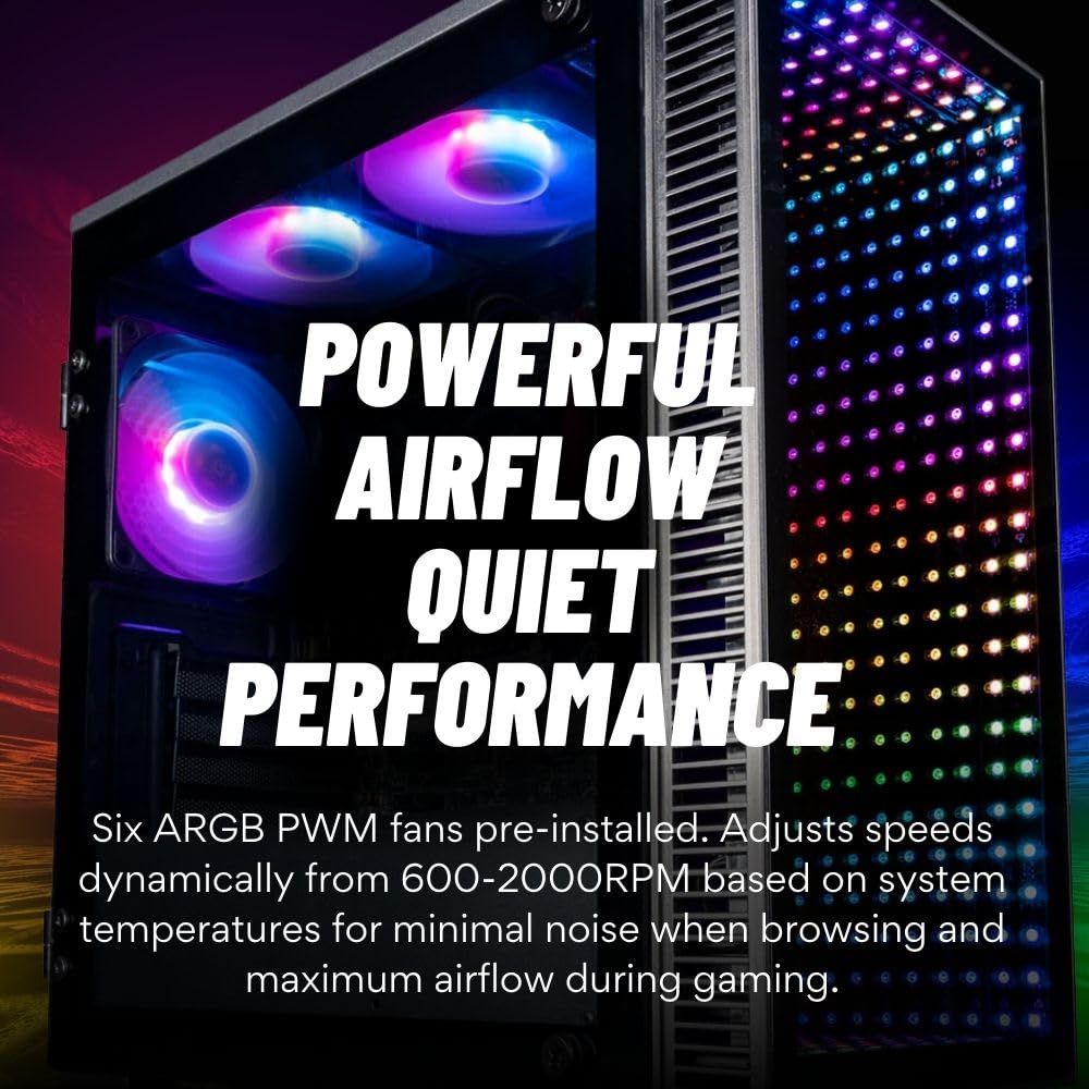 Empowered Pc Continuum Micro Gaming Desktop   Nvidia Geforce Rtx 3080 (~ 4070), Amd 8 Core Ryzen 7 5700X Processor, 32Gb Ram, 51