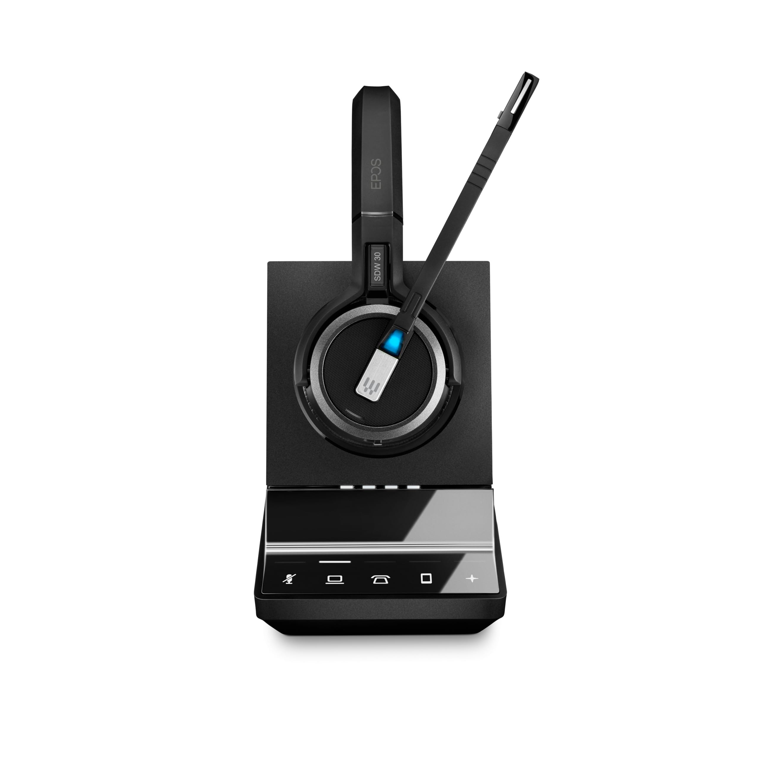 Sennheiser Sdw 5035 (506596)   Single Sided (Monaural) Wireless Dect Headset For Desk Phone Softphone/Pc Connections Dual Microp