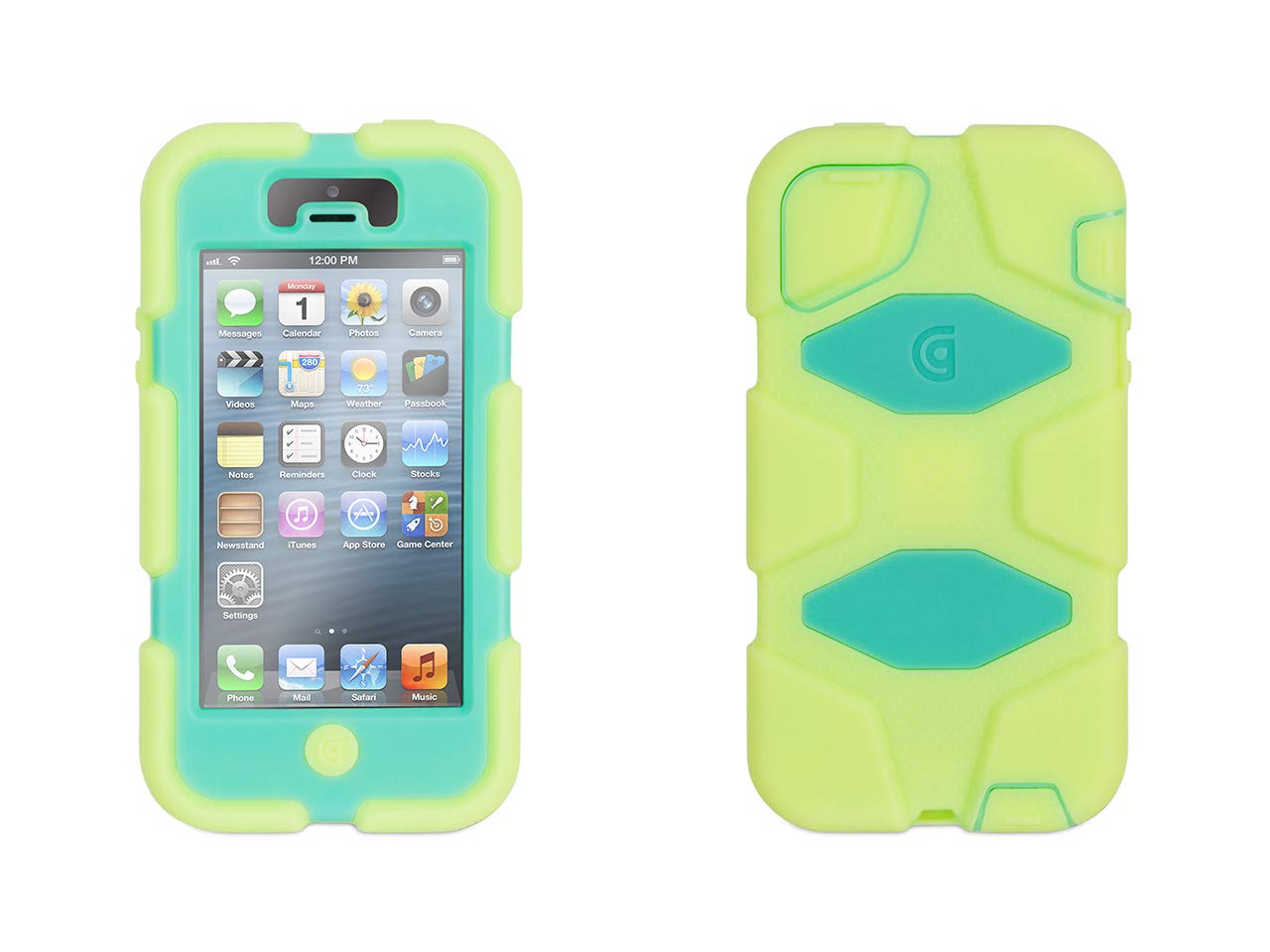 Griffin Survivor For Iphone 5, Lime/Mint   Ridiculously Over Engineered? Or The Perfect Case No Matter Where You'Re Headed?