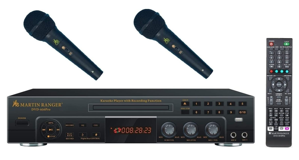 Marin Ranger Hddvd950Pro Hdmi Digital Karaoke Player With Cdg To Mp3G Converter, Dvds Ripping And Usb Digital Recording With Two