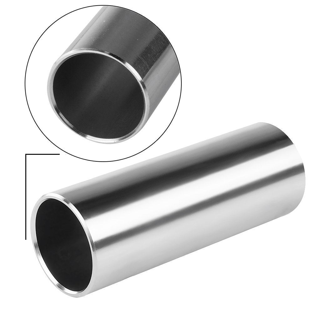 Bestgle Guitar Slide, Set Of 3 Sizes Stainless Steel Guitar Slides Metal Hard Chrome Plated Finger Slide For Electric Acoustic G