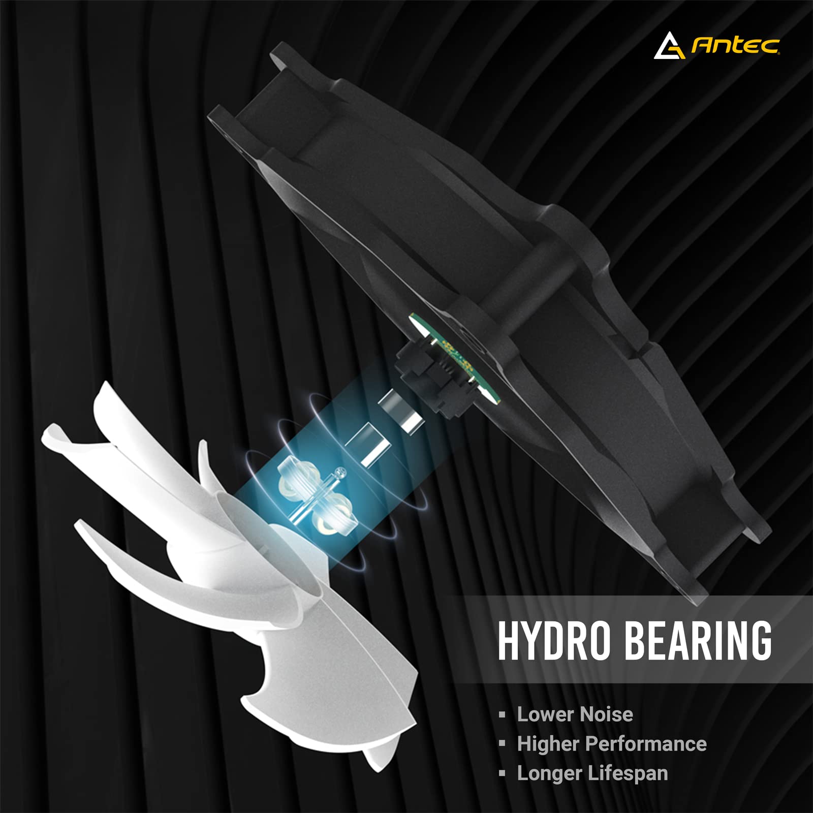 Antec Pc Fans, 120Mm Fan, Pc Case Fan,120Mm Case Fan, 3 Pin Connector, 5 Packs