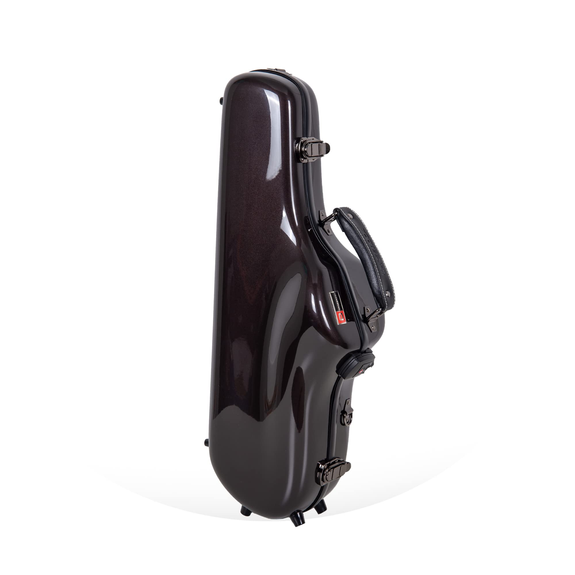 Crossrock Pro Grade Alto Saxophone Case | Space Gray, Tsa Lock, Stylish & Elite Protection, Detachable Straps, Accessory Pocket