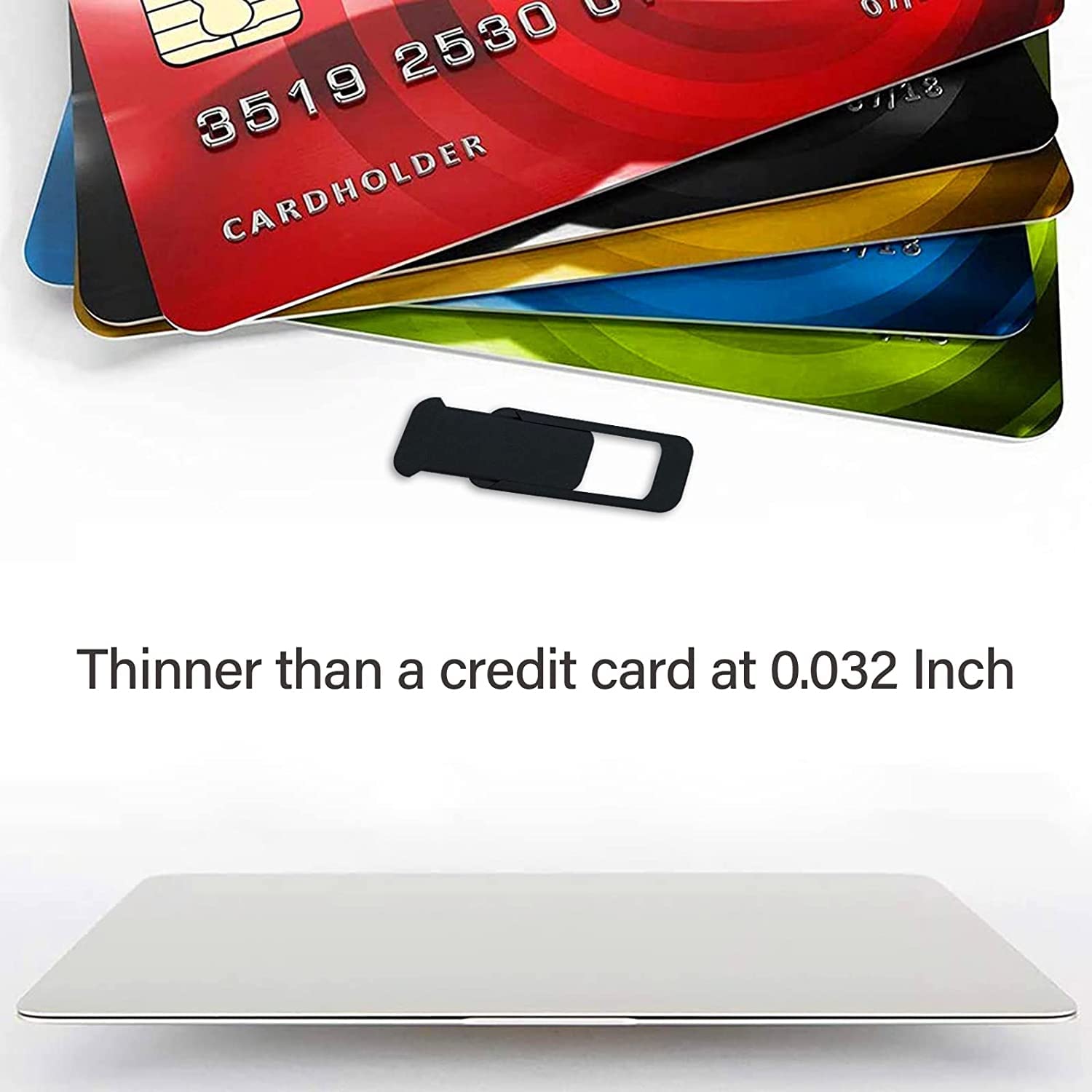 Shinyfx Webcam Cover Slide, 4 Pack Privacy Security Cover, Large Size For Laptop Desktop Pc Web Camera, Ultra Thin Privacy Shelt