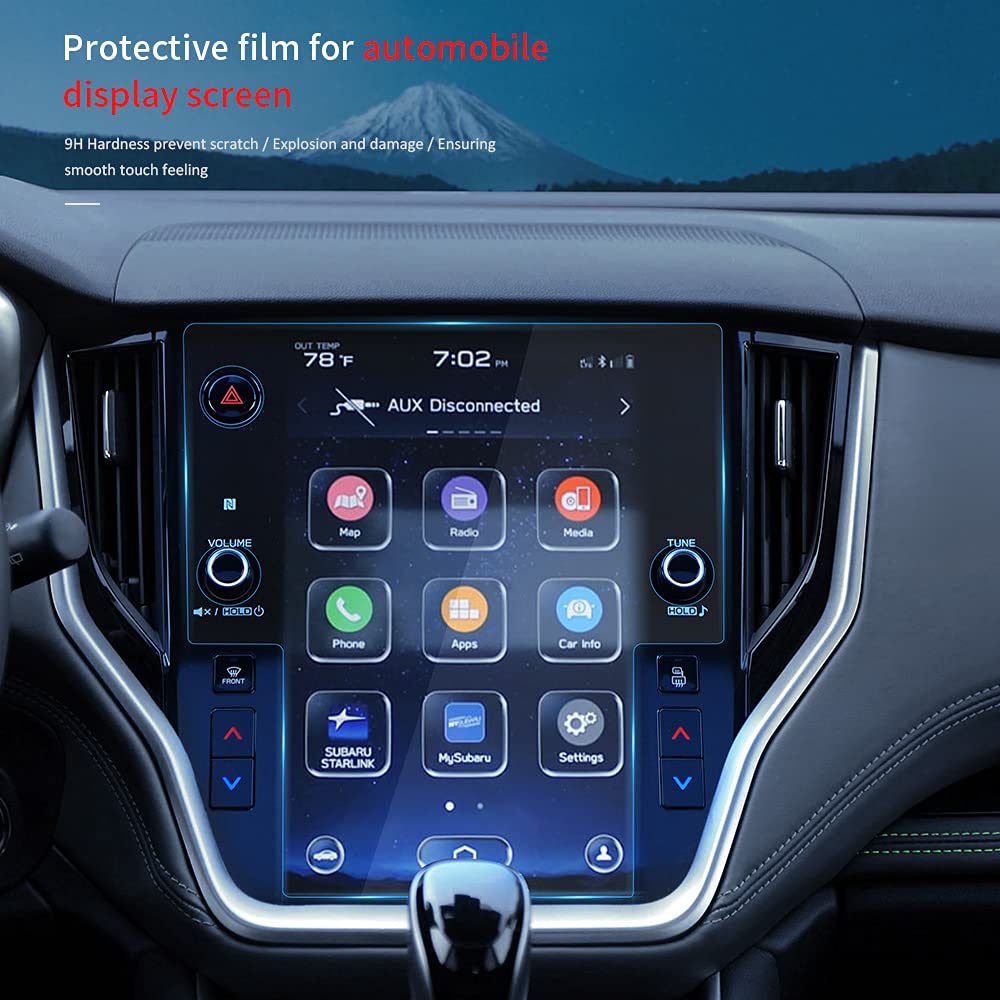 Intget 11.6 Inch Screen Protector For 2025 Subaru Legacy/Outback Accessories 2020 2021 2022 2023 2024 Car Gps Navigation Radio Display Cover Protect Tempered Glass For Subaru Legacy Outback Touch Screen Foil