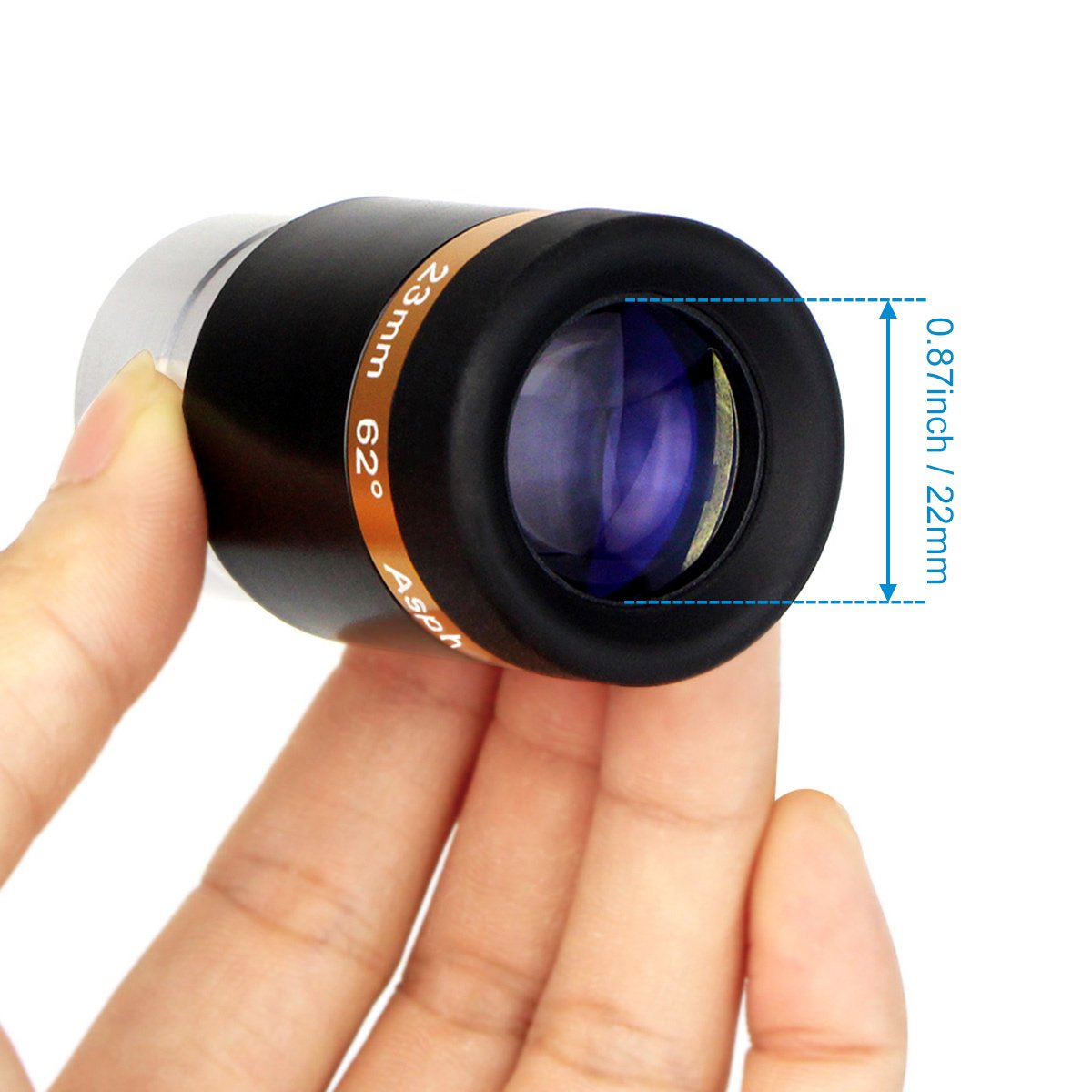 Svbony Telescope Lens 23Mm Telescopes Eyepieces Wide Angle 62 Degree Aspheric Eyepiece Fully Coated Lens For 1.25 Inches Astrono