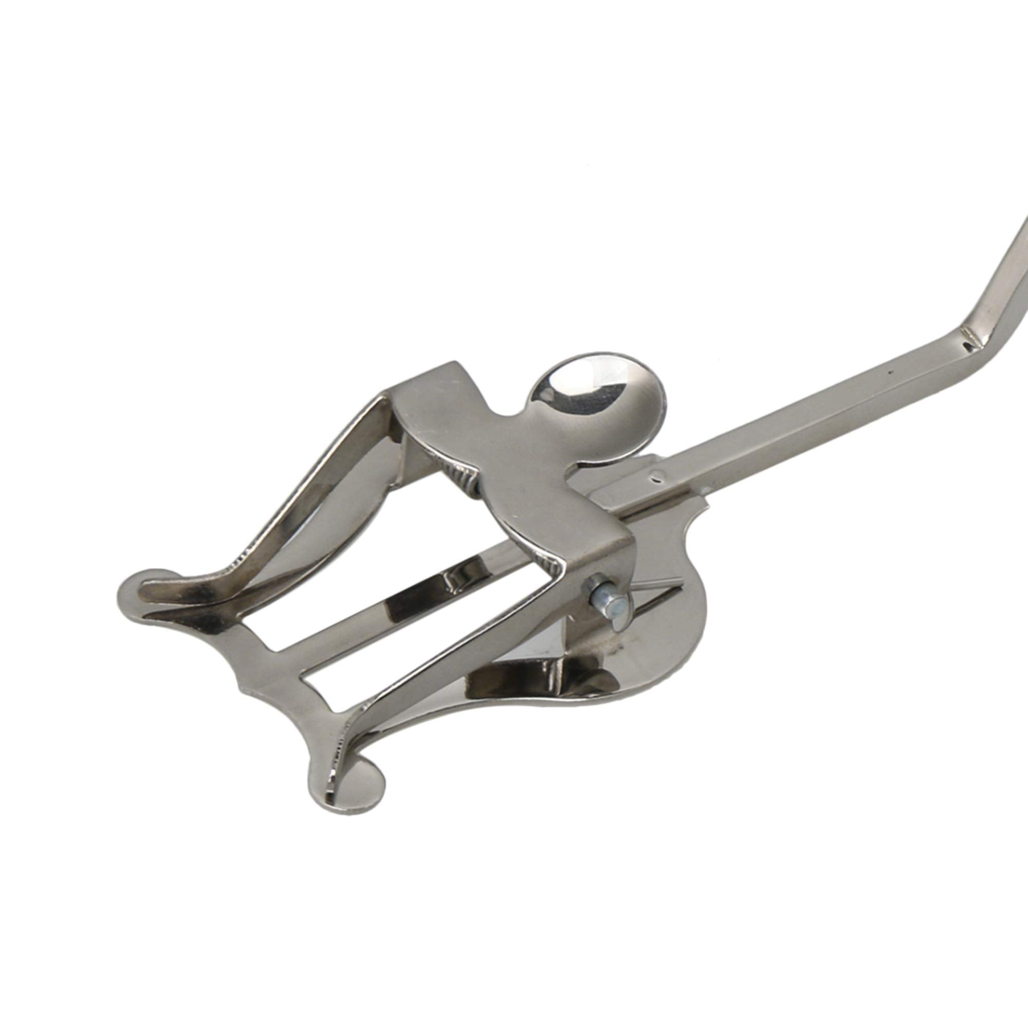 Yibuy Sax Clamp On Clip Holder Lyre For Alto Tenor Saxophone Band For Marching Clips Silver