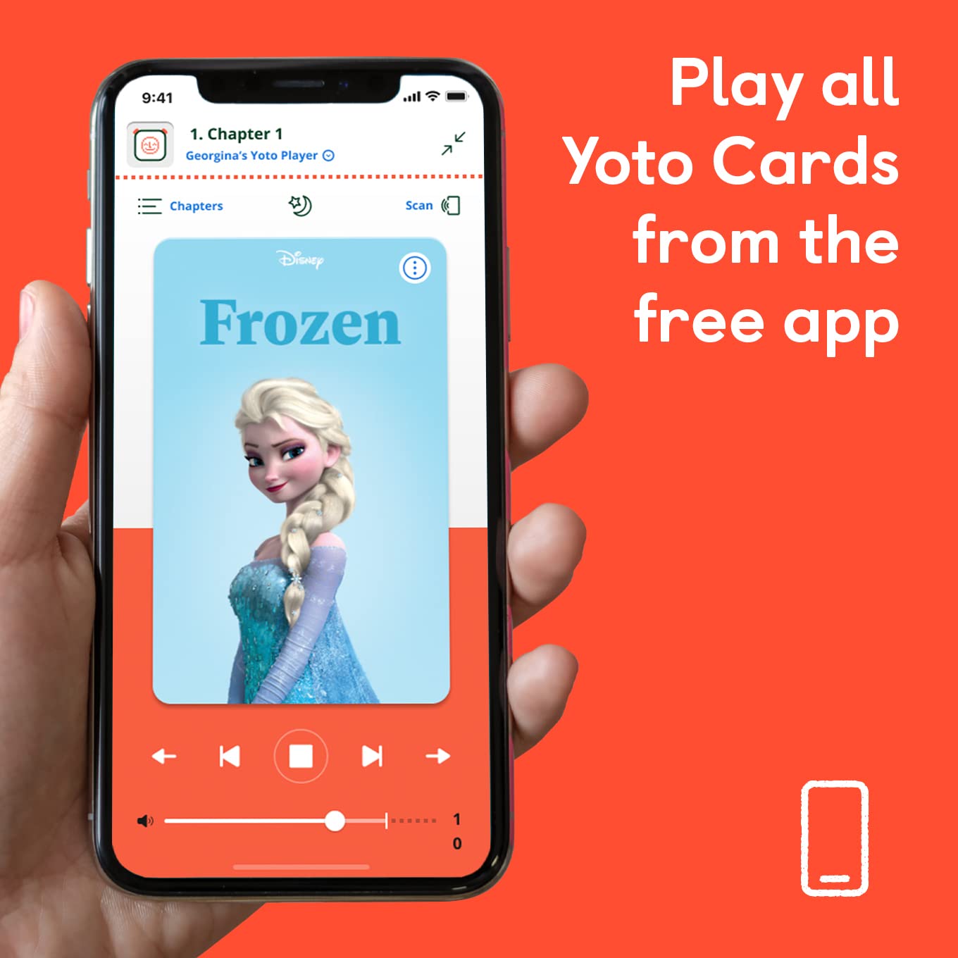 Yoto Disney Junior Novels: Frozen   Kids Audio Card For Use With Yoto Player & Mini All In 1 Audio Player, Educational Screen Fr