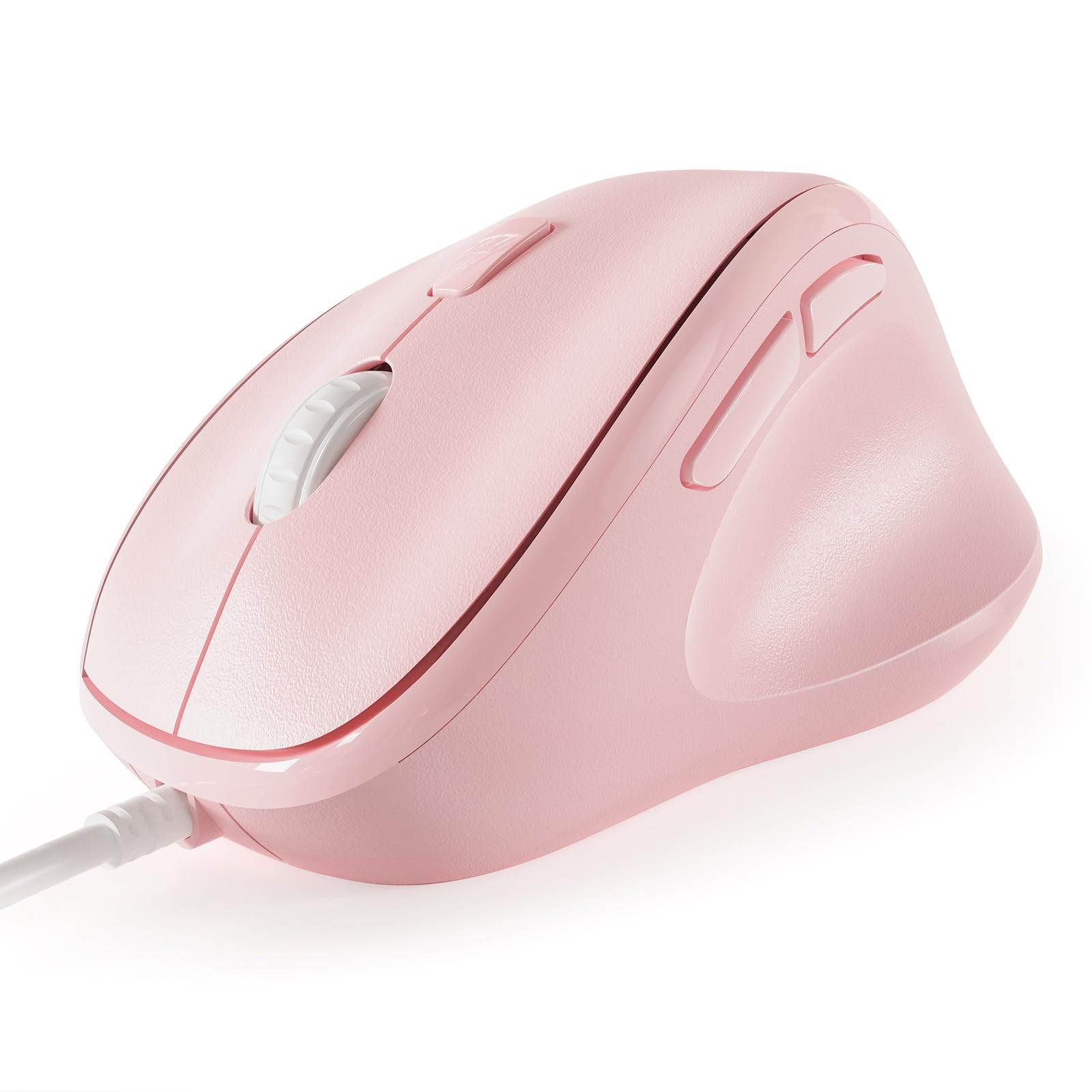 Micropack Ergonomic Mouse Wired For Laptop, Pc Computer And Desktop, Ergo Mouse Vertical With Silent Clicks, Up To 1600 Dpi Adju