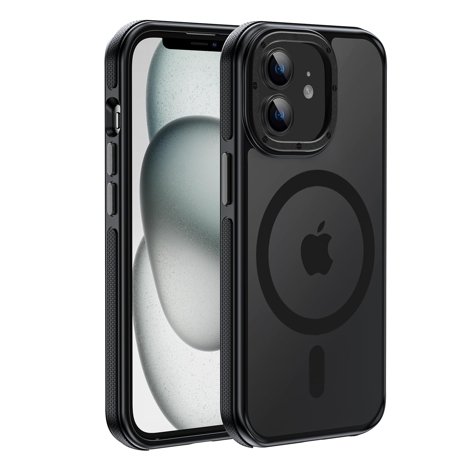 Yzoiko Strong Magnetic Case For Iphone 12/12 Pro [10Ft Military Grade Protection] Compatible With Magsafe Shockproof Slim Thin C