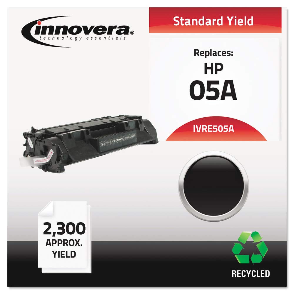 Innovera Ivre505A 2300 Page Yield Remanufactured Toner Replacement For 05A (Ce505A)   Black