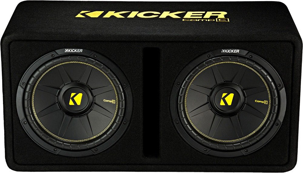 Kicker 44Dcwc122 Dual Compc 12'' Subwoofers In Vented Enclosure 2 Ohm