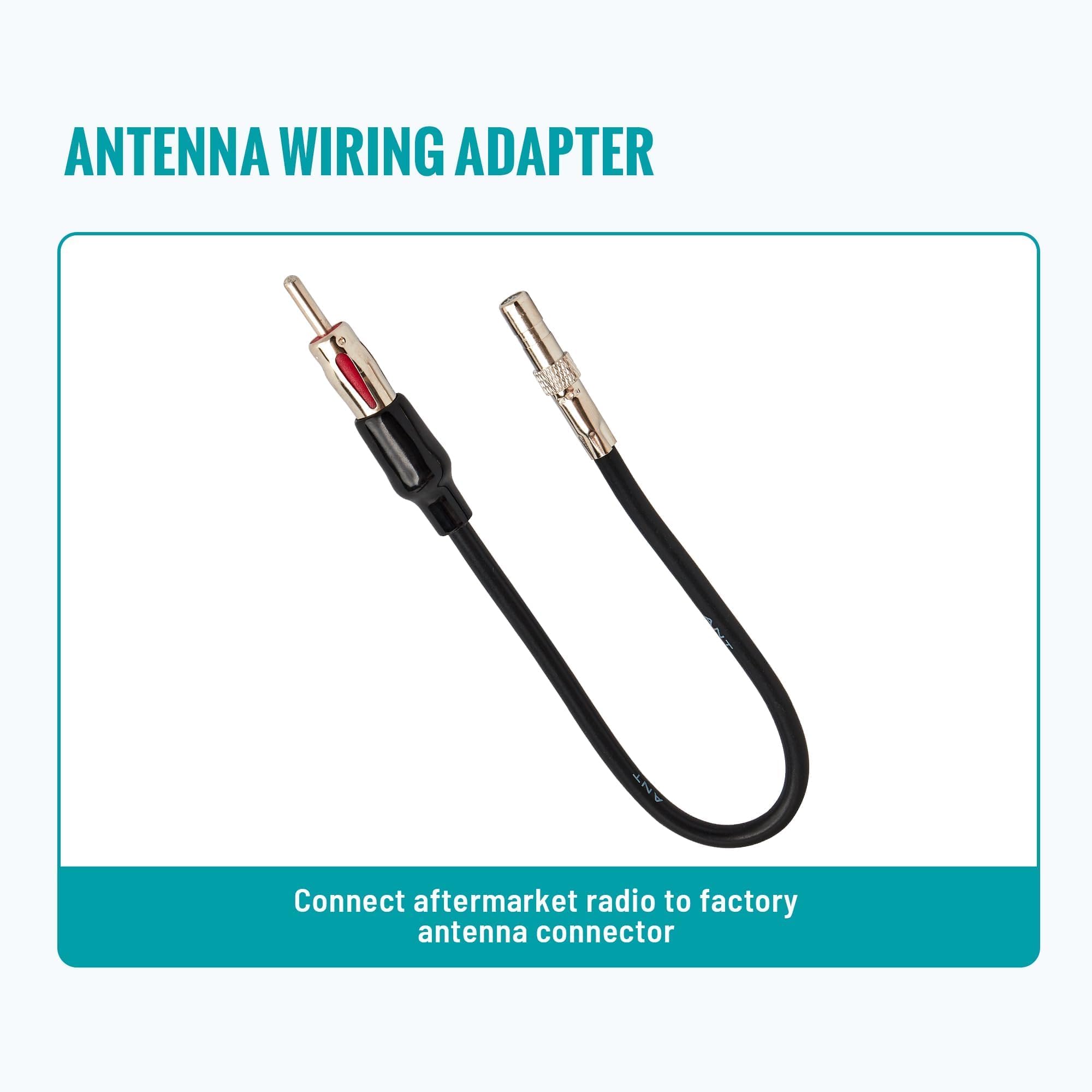 Nuith Radio Wiring Harness With Antenna Adapter Fits For Selected Chevrolet/Gmc/Buick 2006 2017, Stereo Installation Wire Harnes