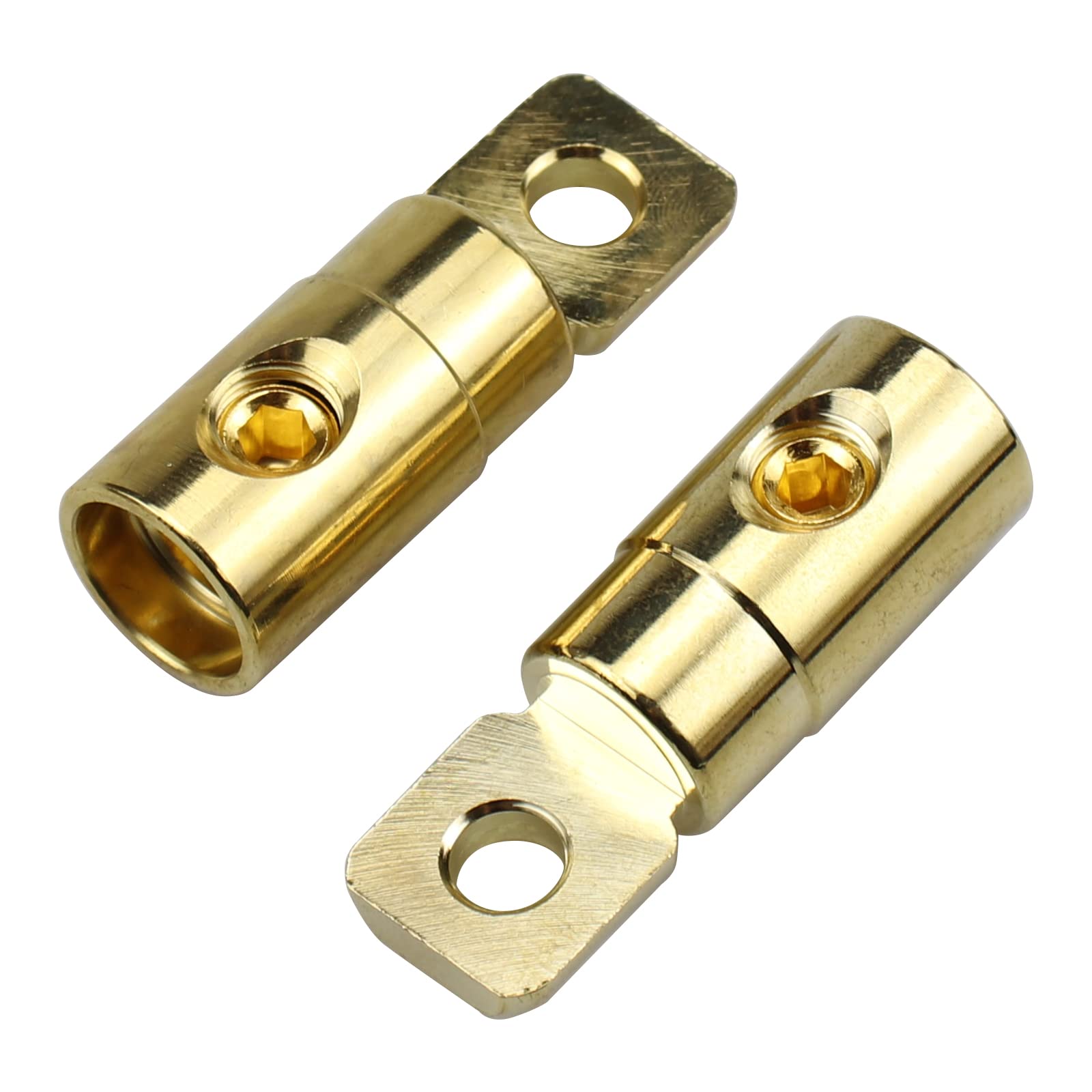 Zookoto 2 Pcs Rt1 0Ga Wire Ga Reducer, For Car Stereo Audio Awg Pin Power Ground Wire Reducer